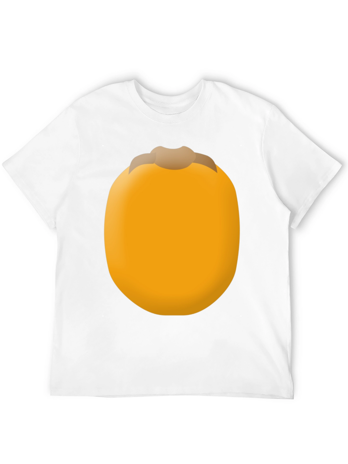 Funny Persimmon Fruit Graphic Tee - Unisex Black T-Shirt