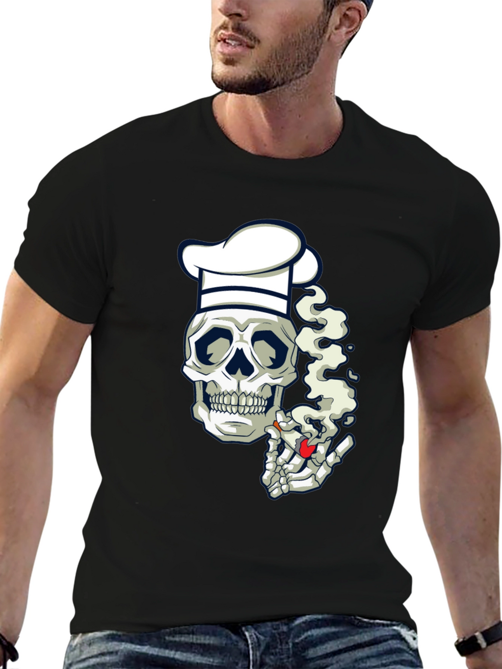Chef Skull T-Shirt - Smokin Hot Style