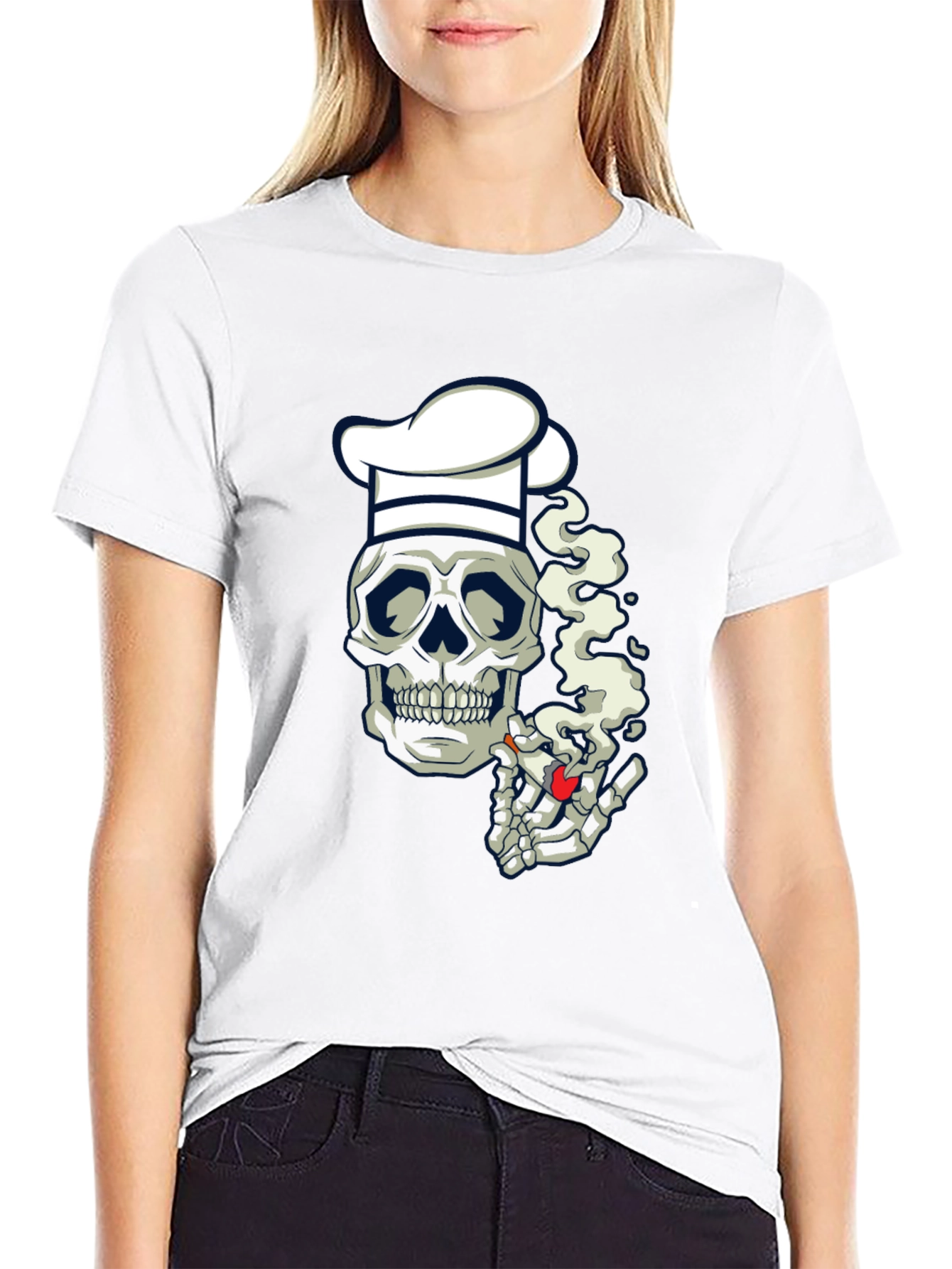 Chef Skull T-Shirt - Smokin Hot Style