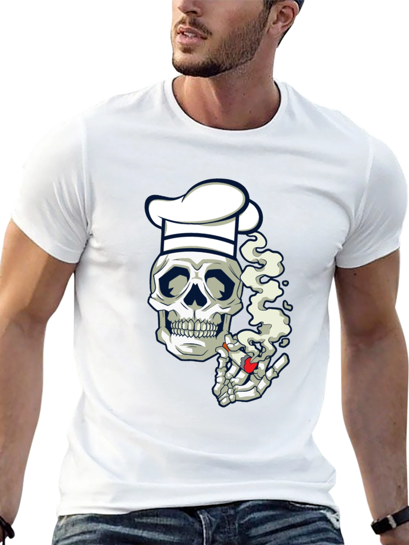 Chef Skull T-Shirt - Smokin Hot Style