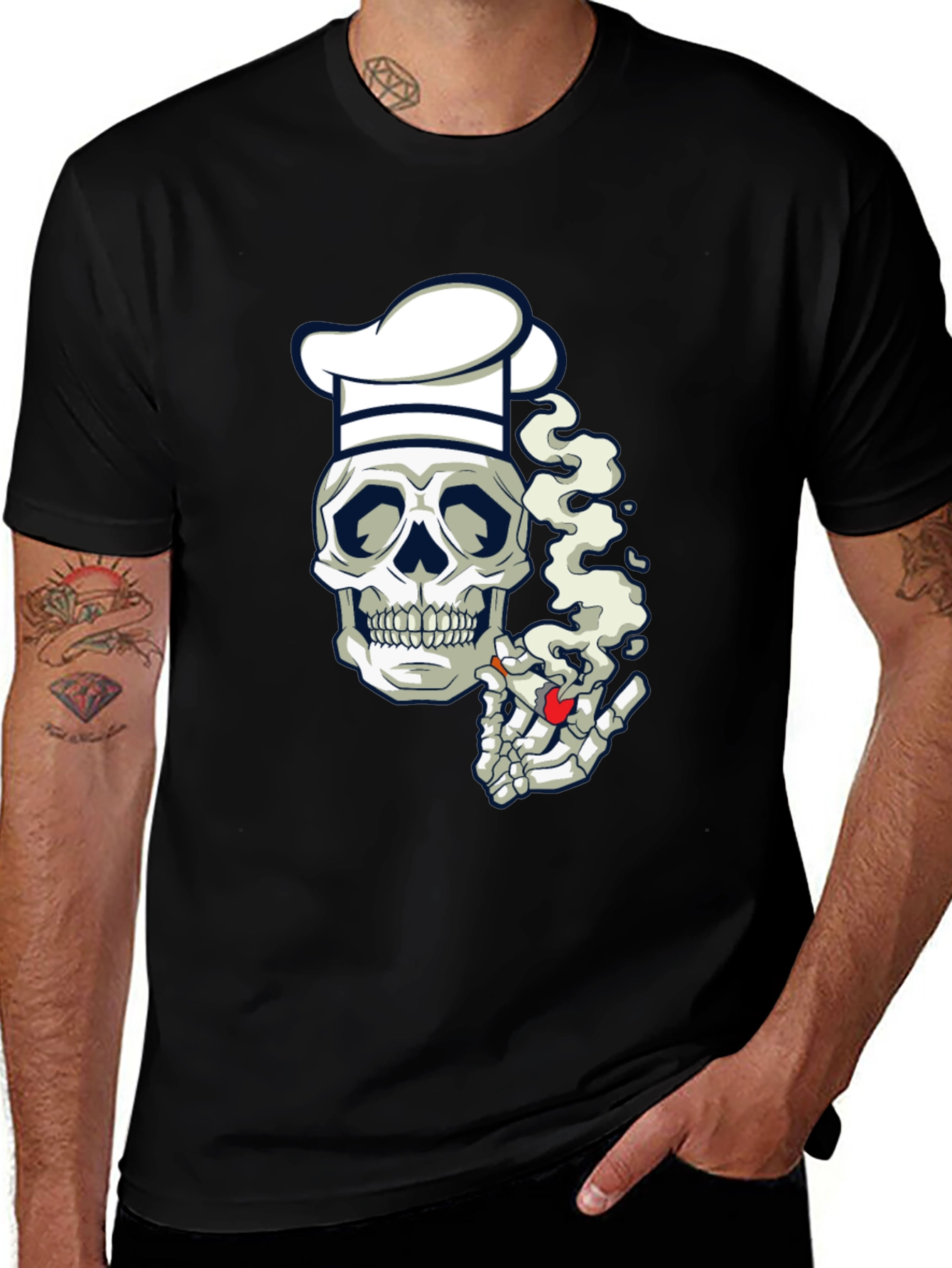 Chef Skull T-Shirt - Smokin Hot Style
