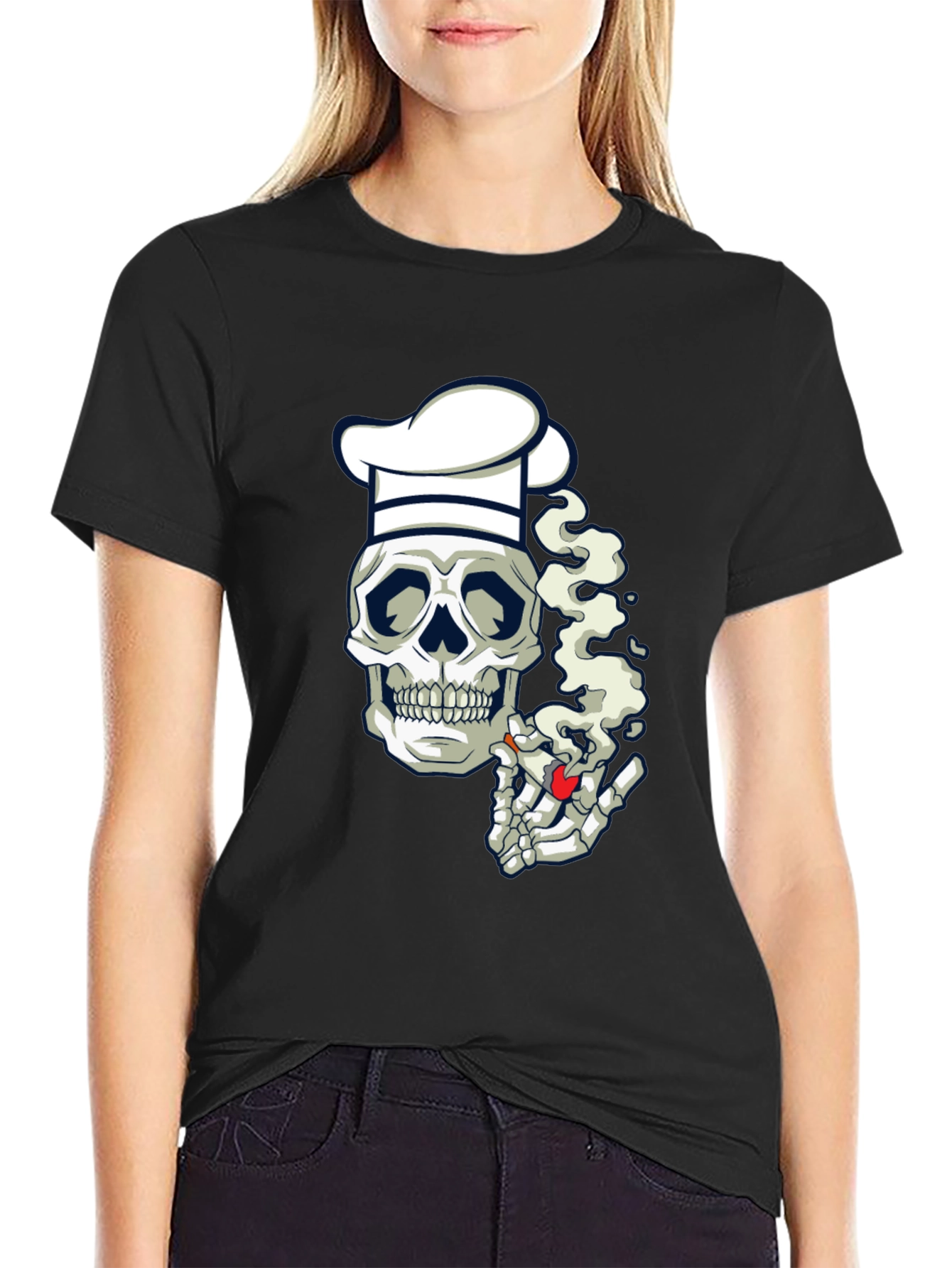 Chef Skull T-Shirt - Smokin Hot Style
