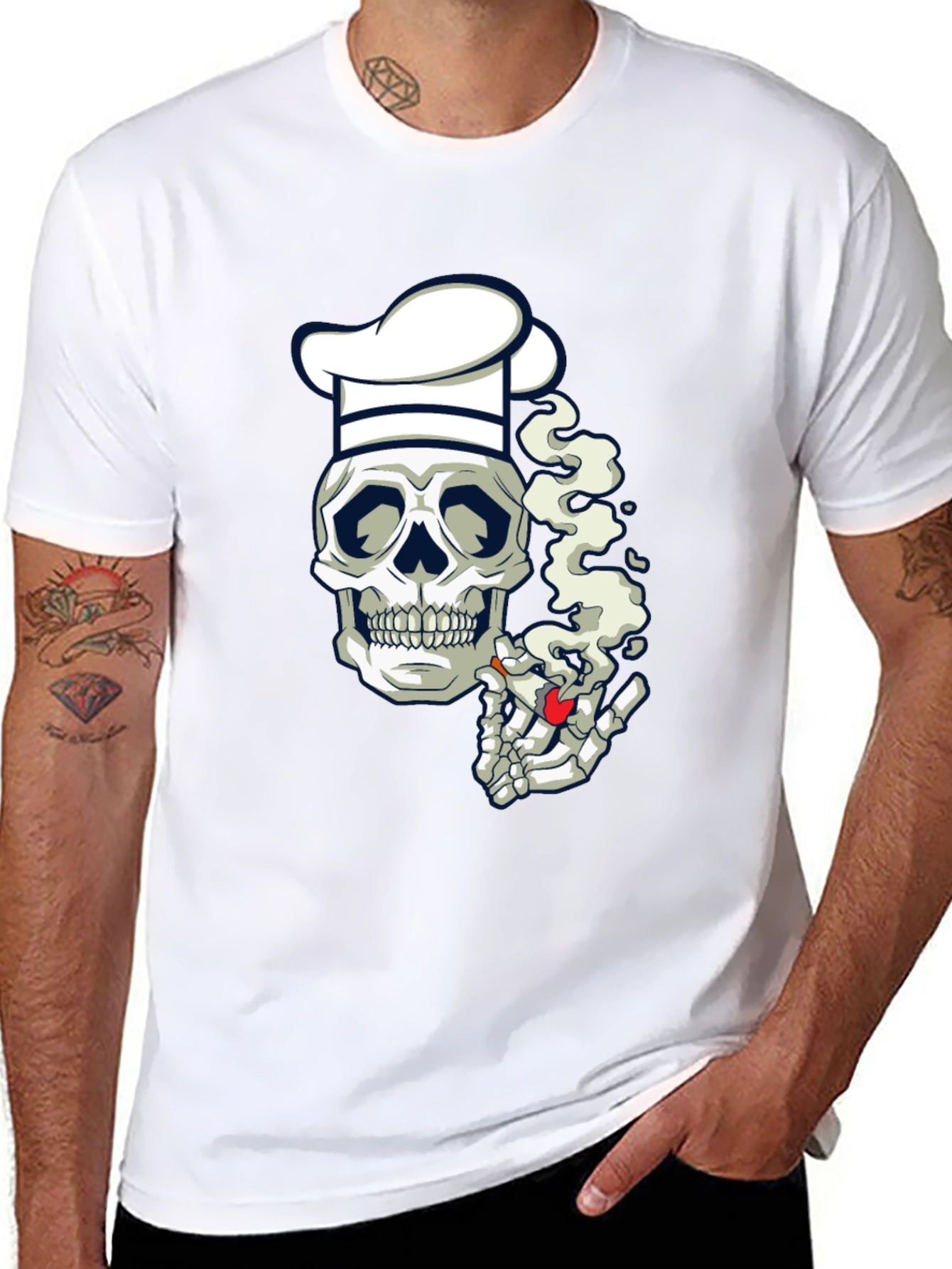 Chef Skull T-Shirt - Smokin Hot Style