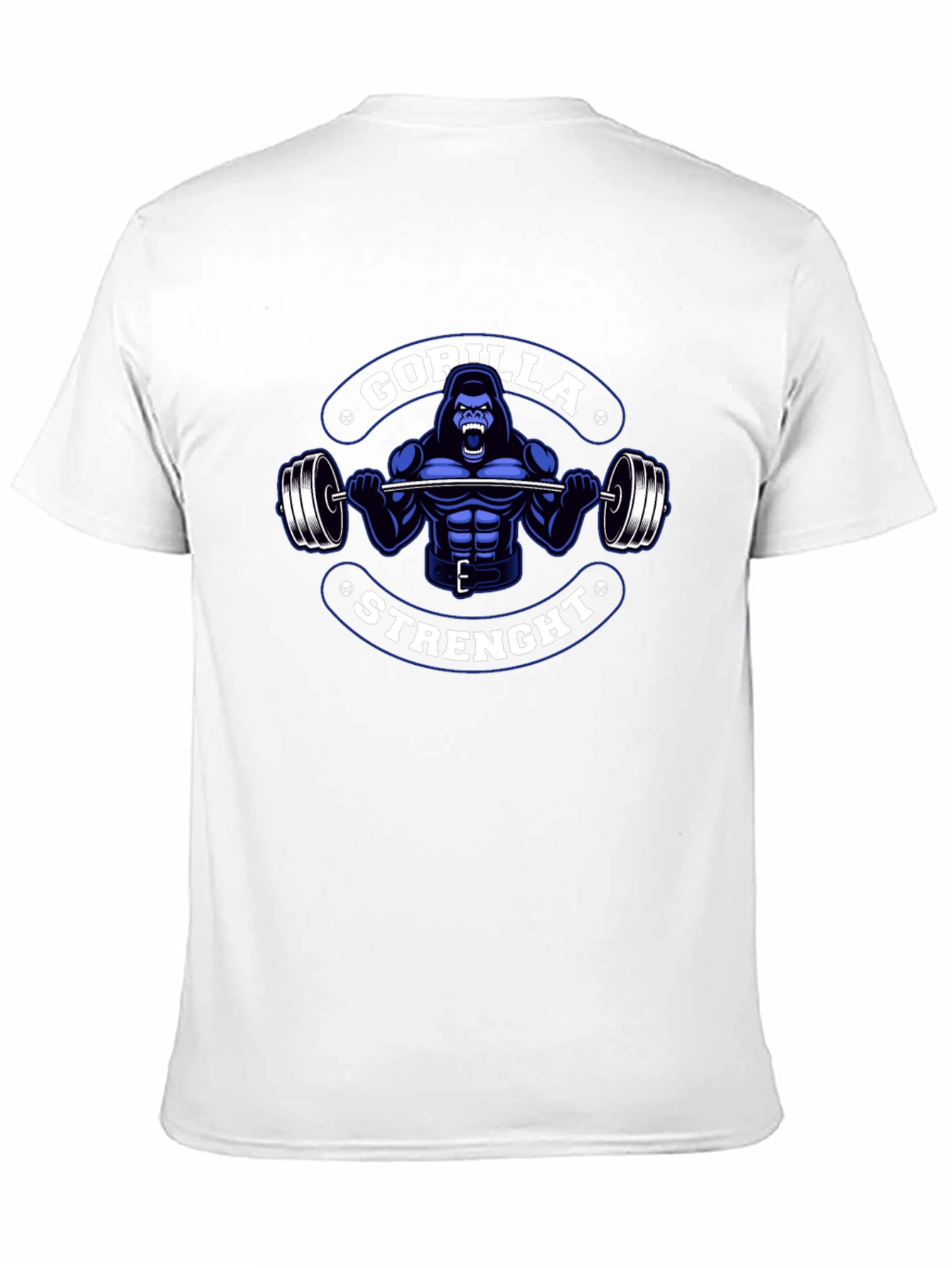 Gorilla Strength Graphic T-Shirt - Black