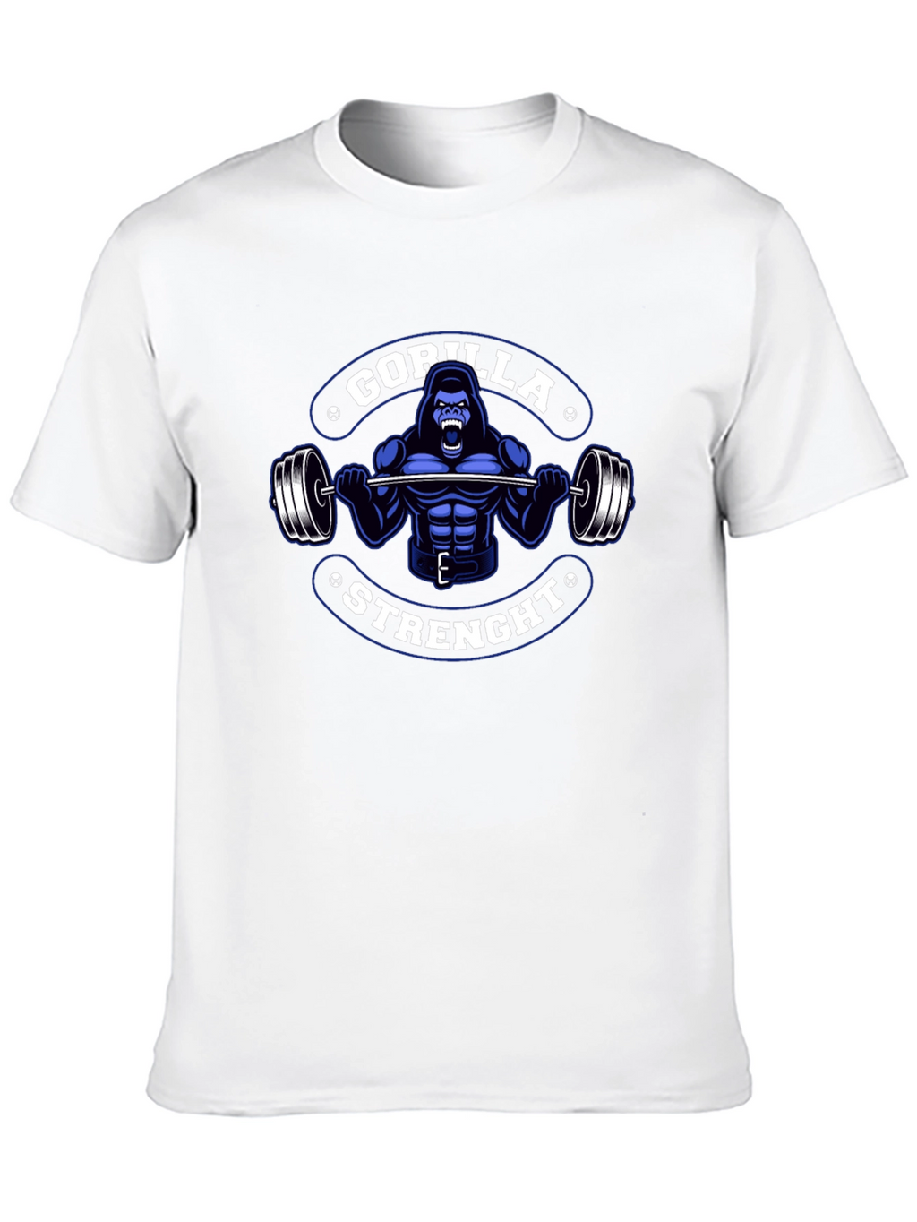 Gorilla Strength Graphic T-Shirt - Black