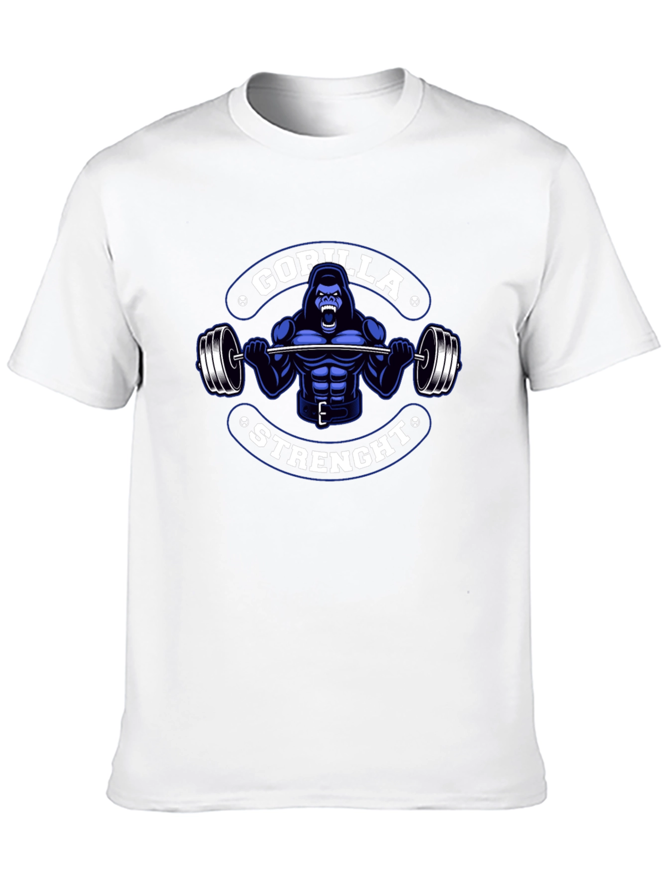 Gorilla Strength Graphic T-Shirt - Black