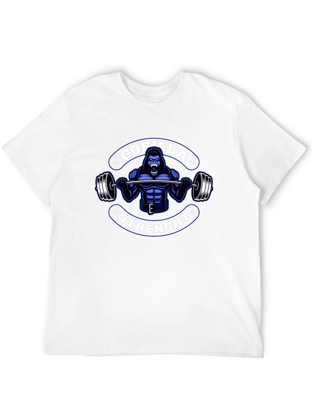 Gorilla Strength Graphic T-Shirt - Black