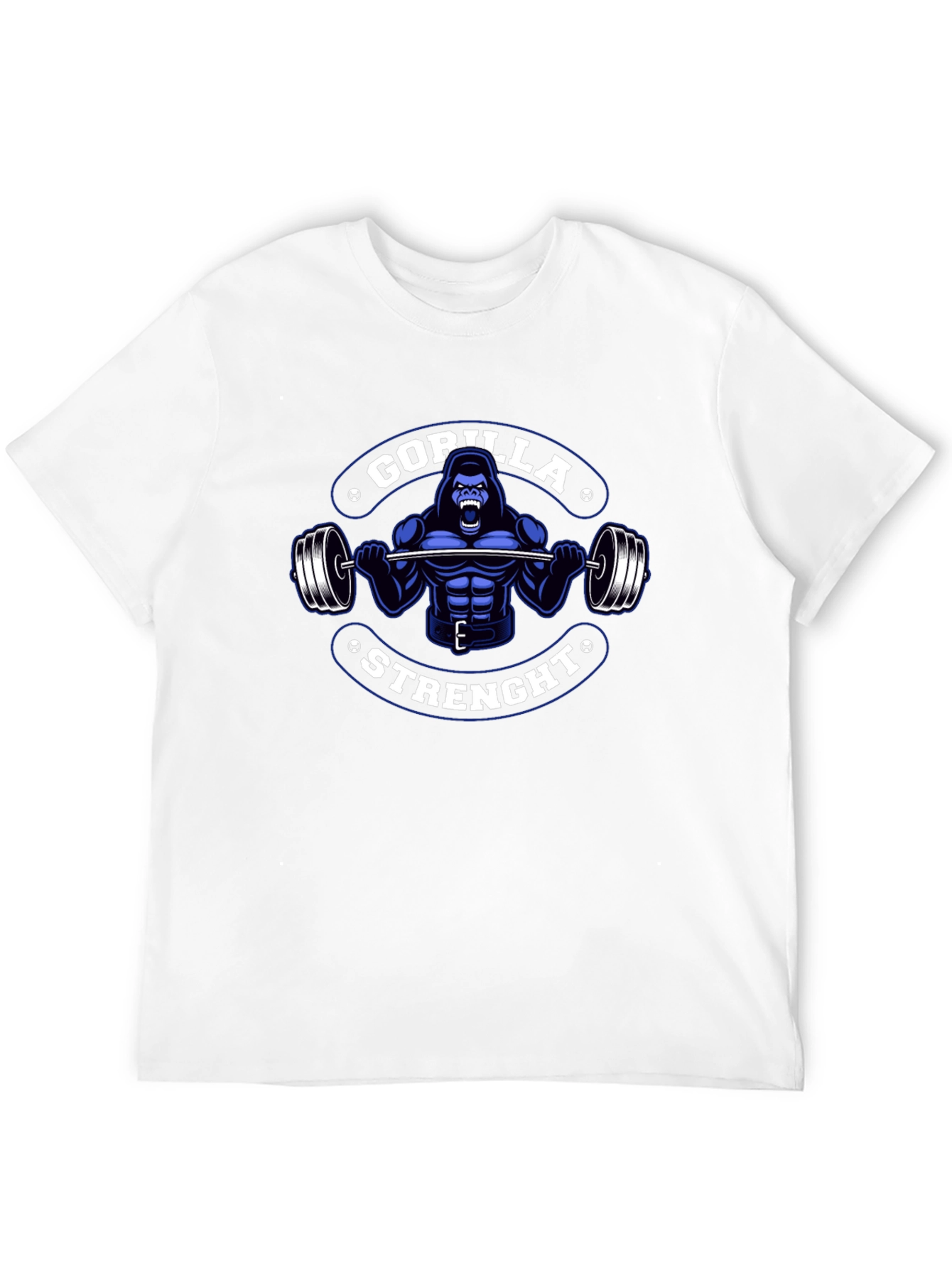 Gorilla Strength Graphic T-Shirt - Black