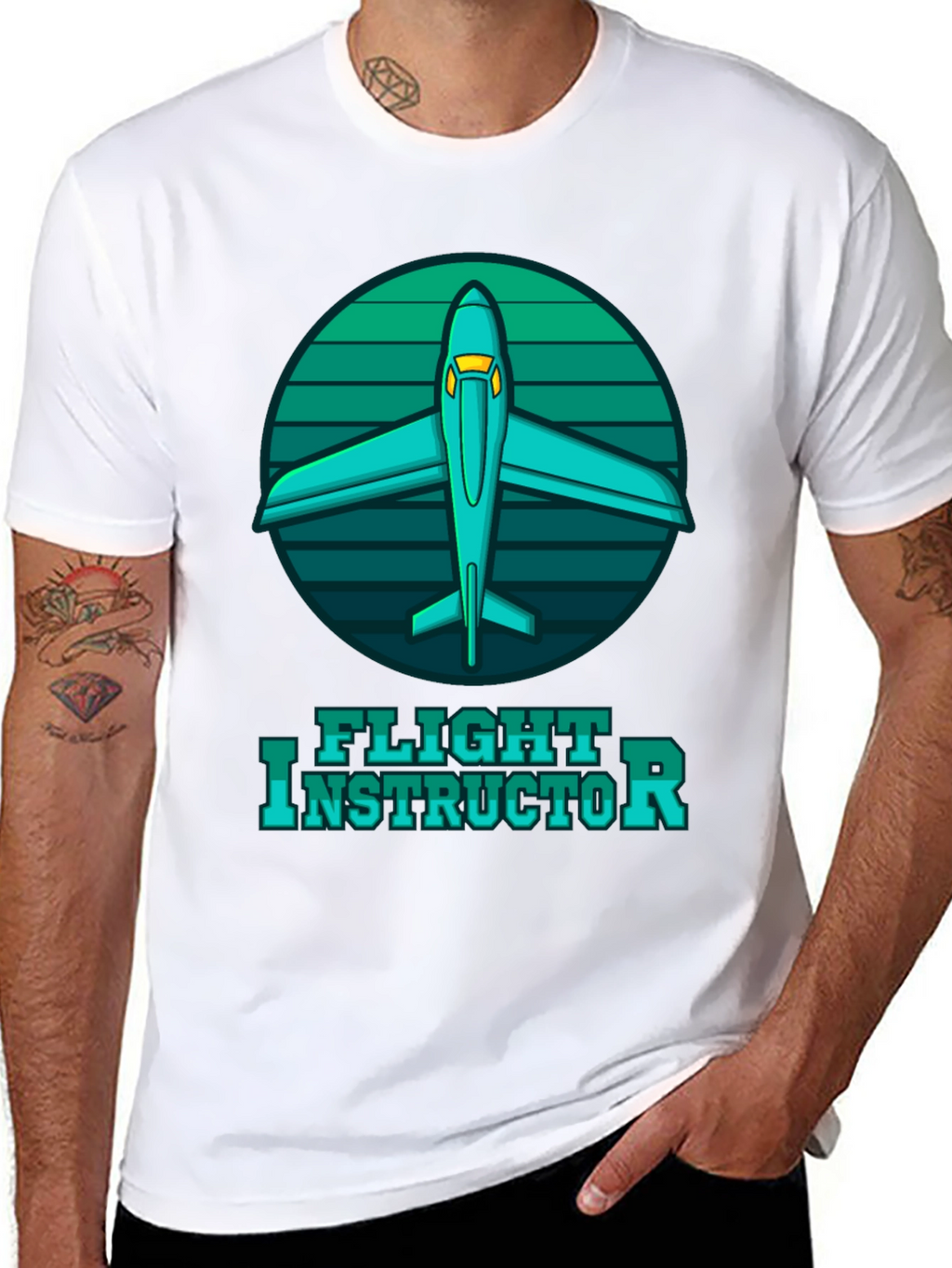 Flight Instructor Graphic Tee - Aviation Apparel