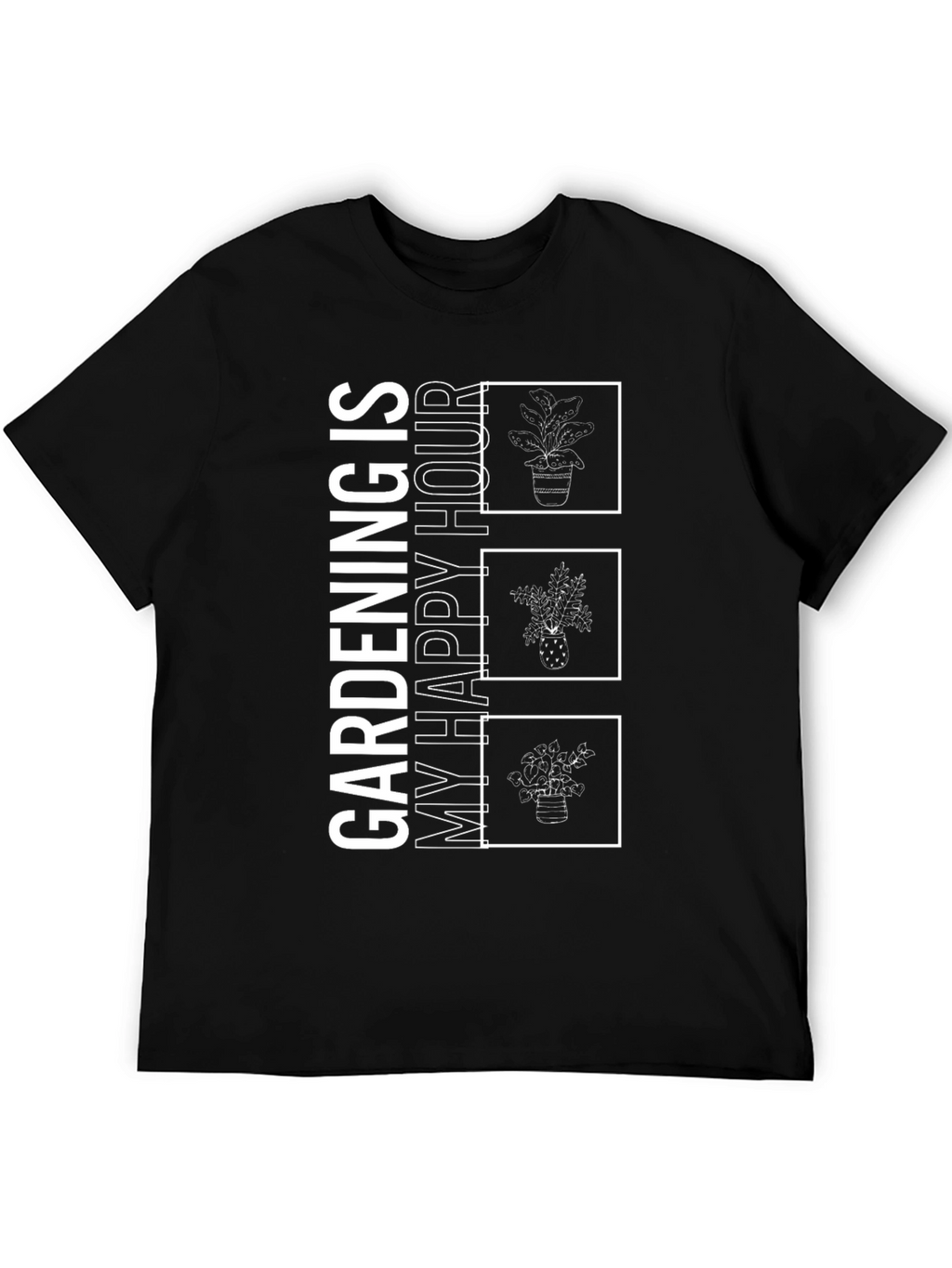 Gardening is My Happy Hour Graphic Tee