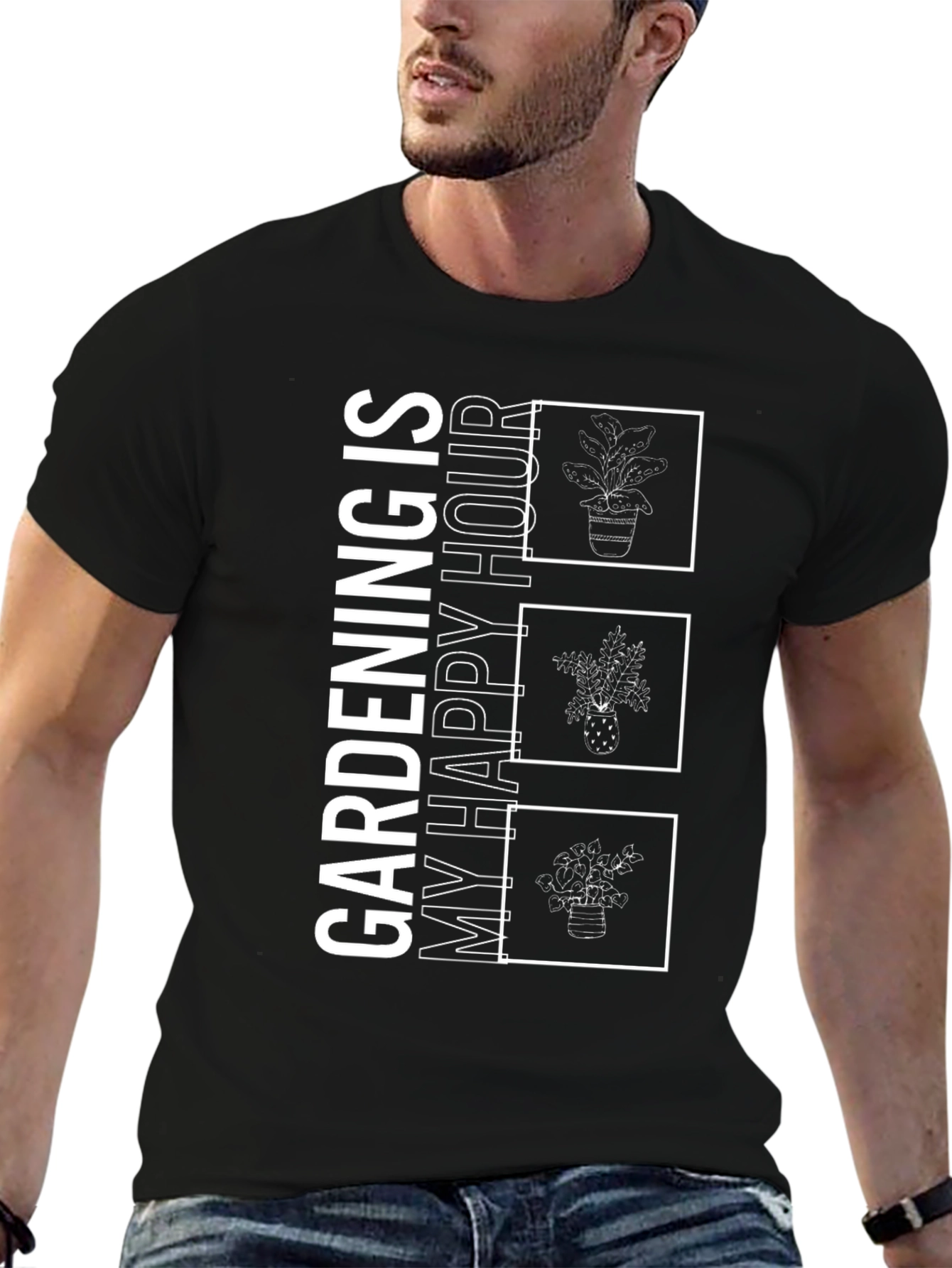 Gardening is My Happy Hour Graphic Tee