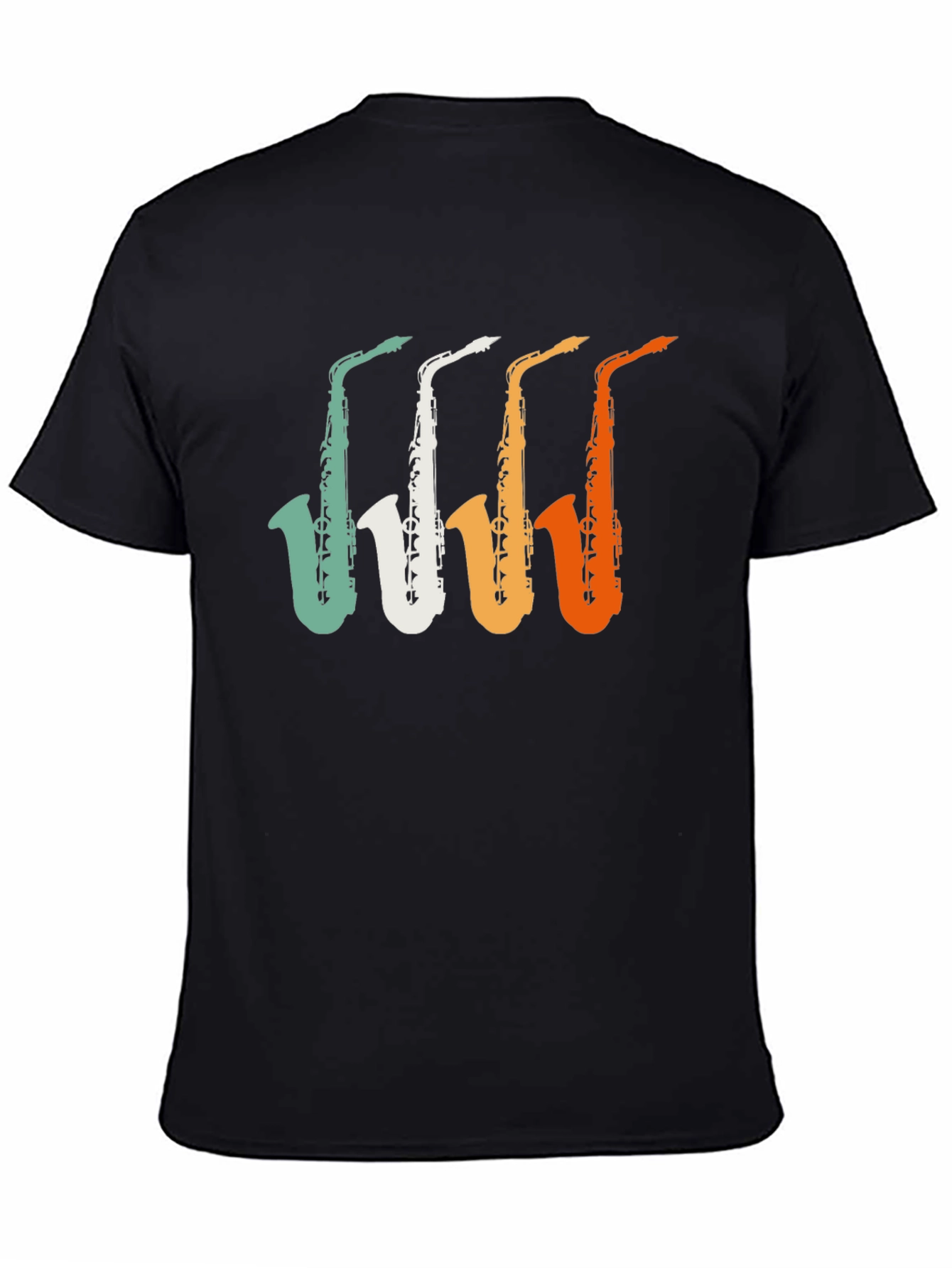 Retro Saxophone Graphic Tee