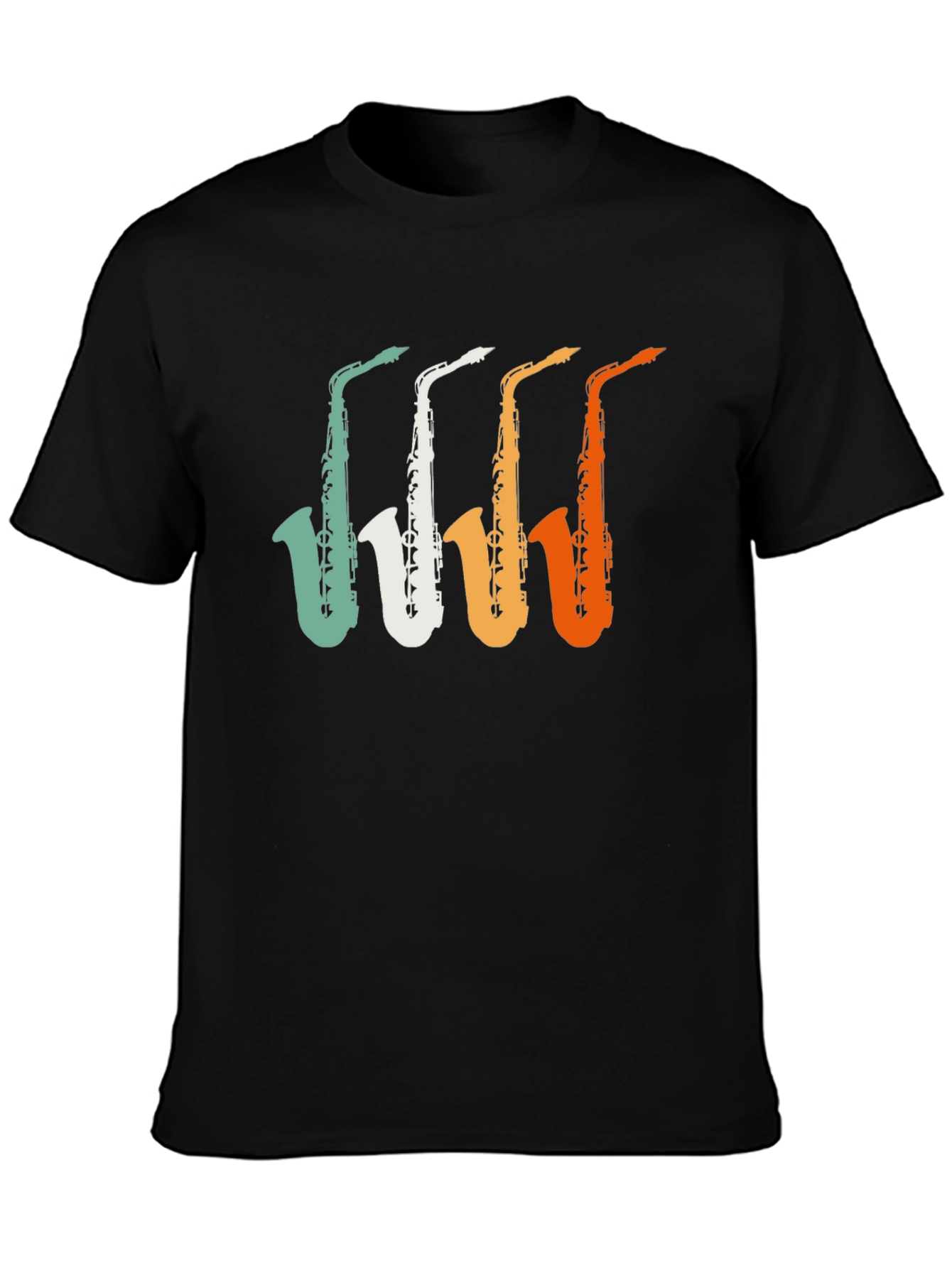 Retro Saxophone Graphic Tee