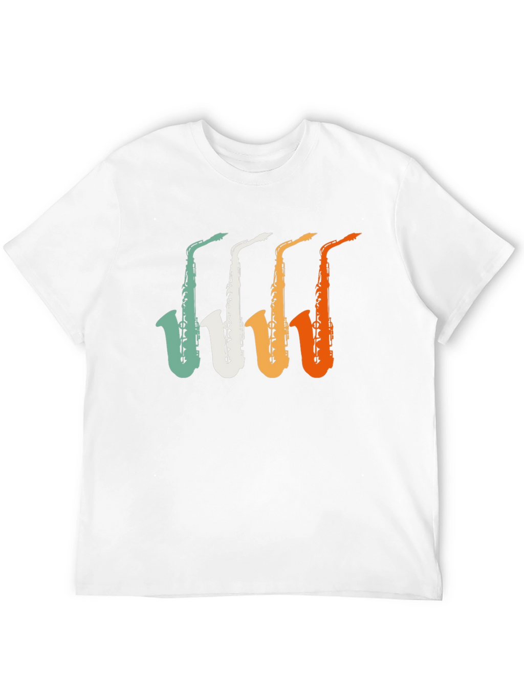 Retro Saxophone Graphic Tee