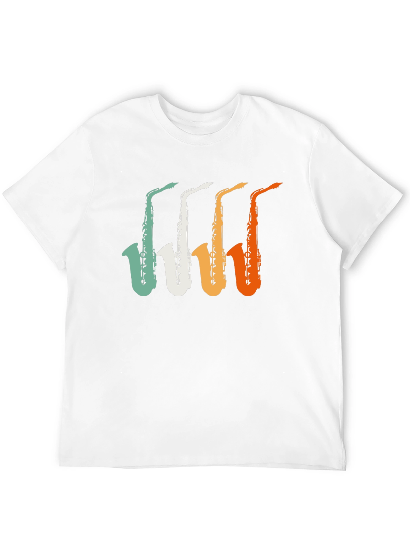 Retro Saxophone Graphic Tee