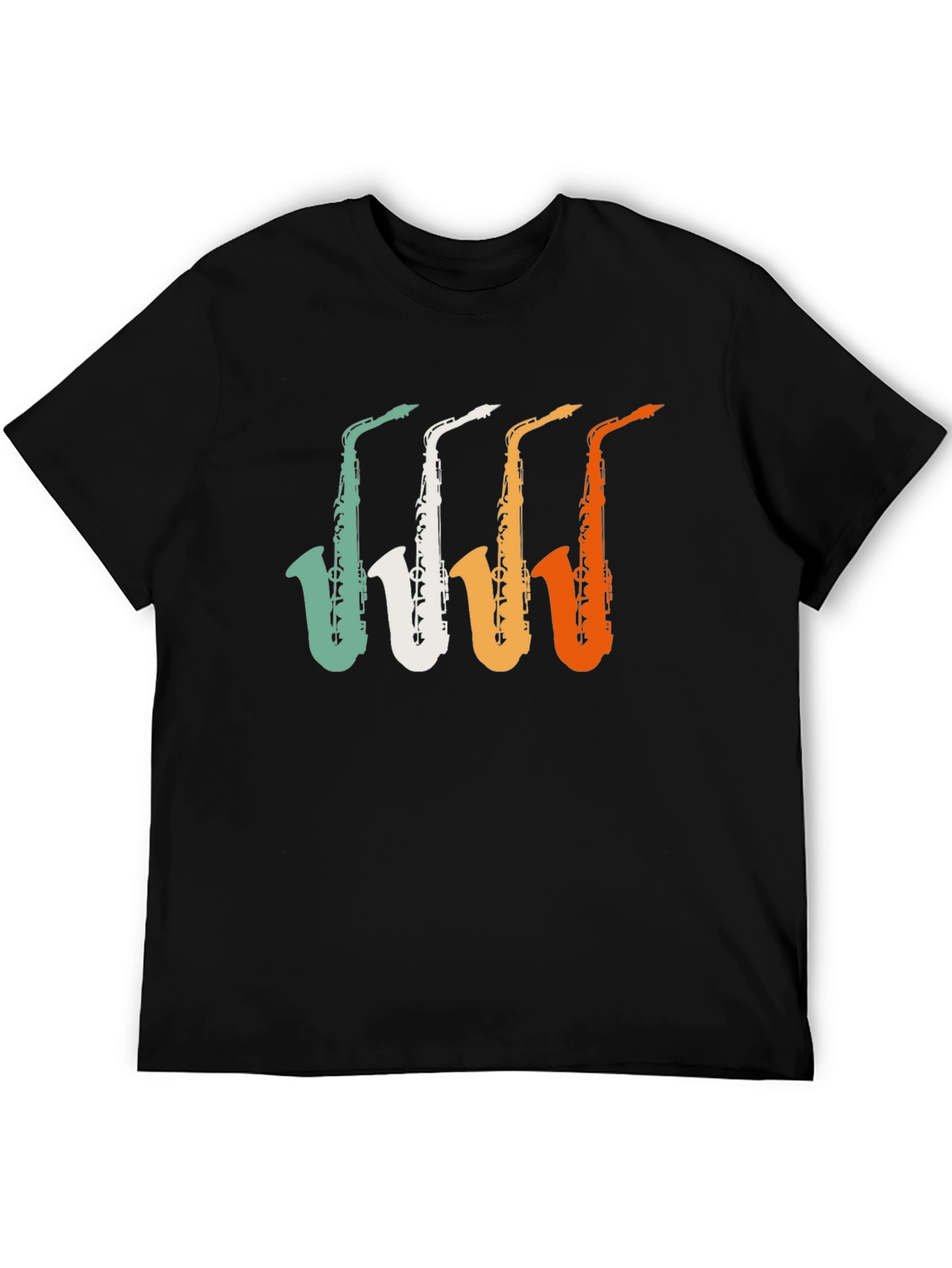Retro Saxophone Graphic Tee