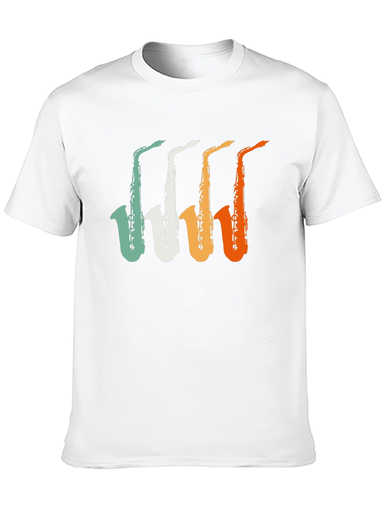 Retro Saxophone Graphic Tee
