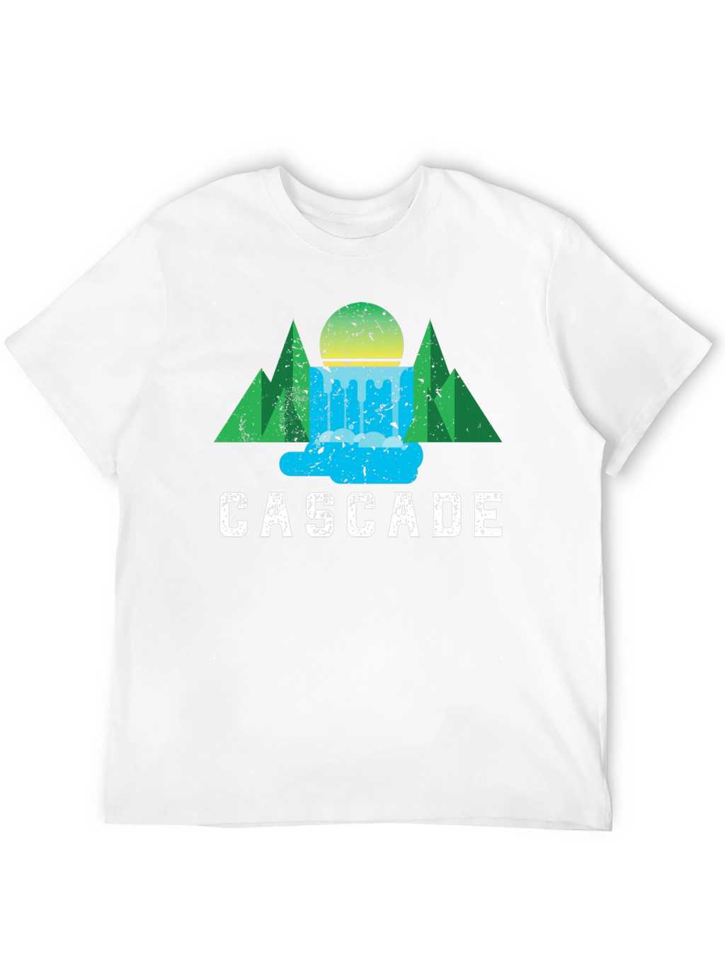 Cascade Graphic Tee - Nature Inspired Design