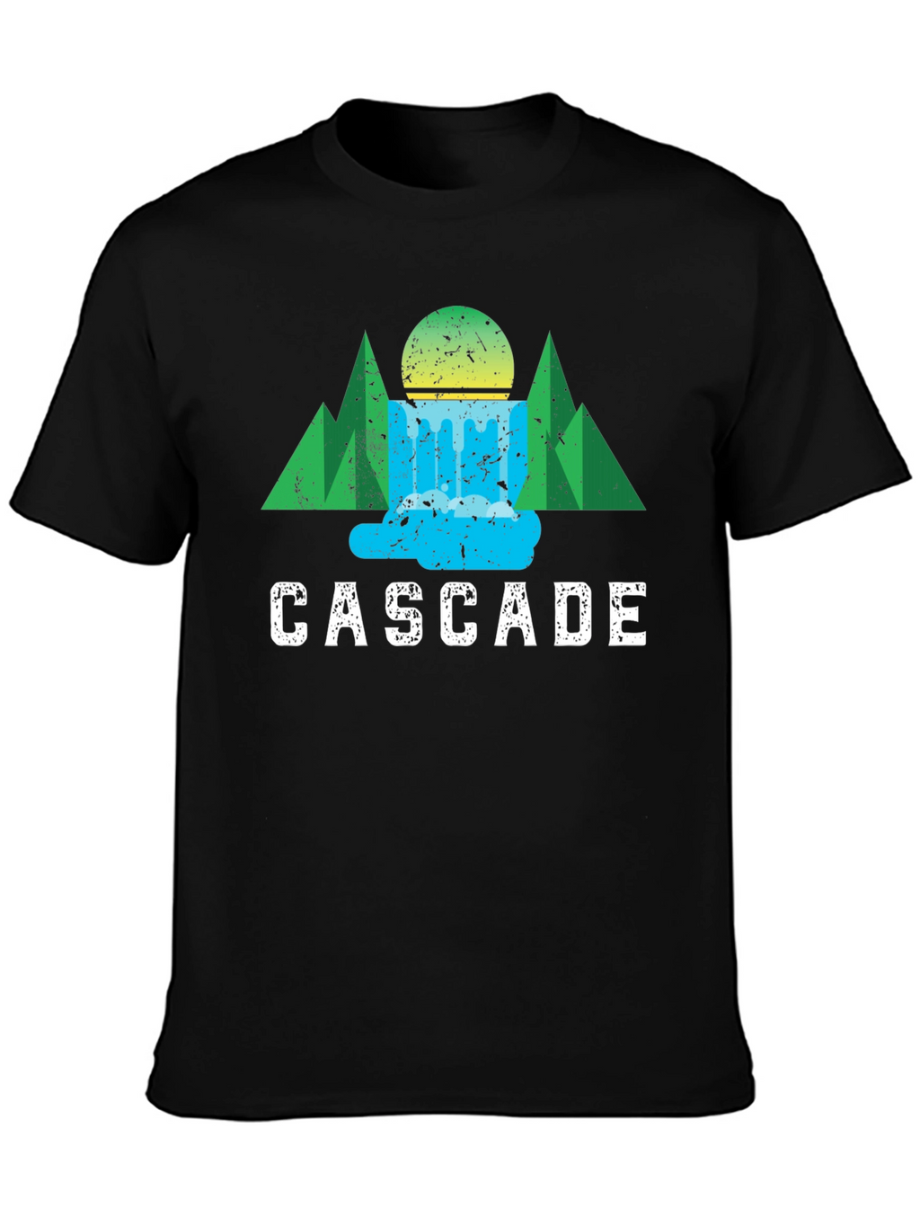 Cascade Graphic Tee - Nature Inspired Design