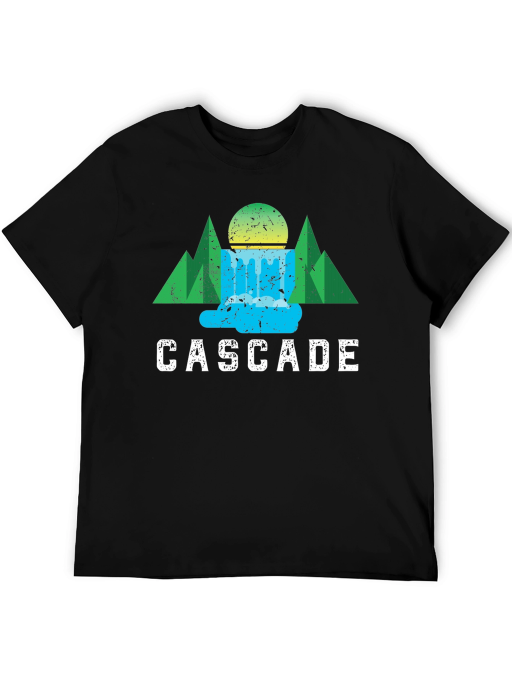 Cascade Graphic Tee - Nature Inspired Design