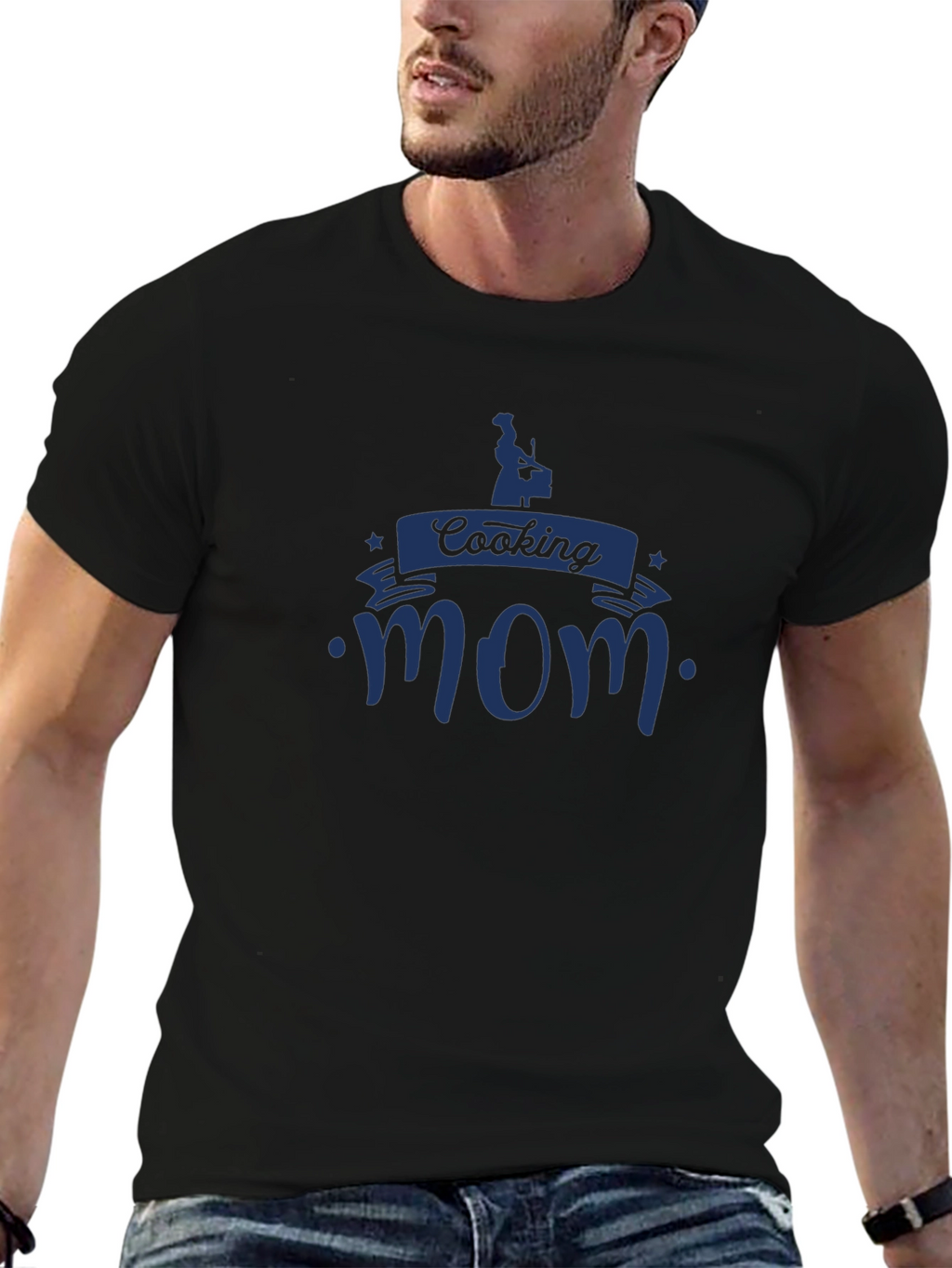 Cooking Mom Black T-Shirt