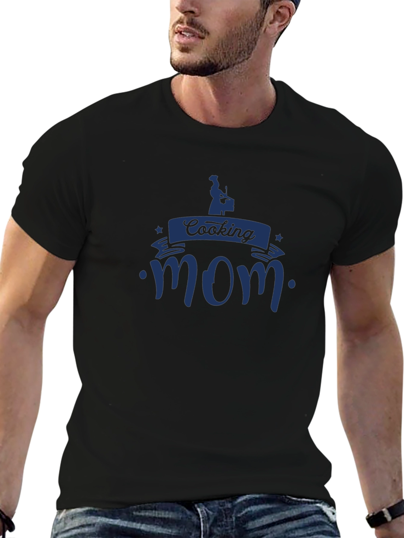 Cooking Mom Black T-Shirt