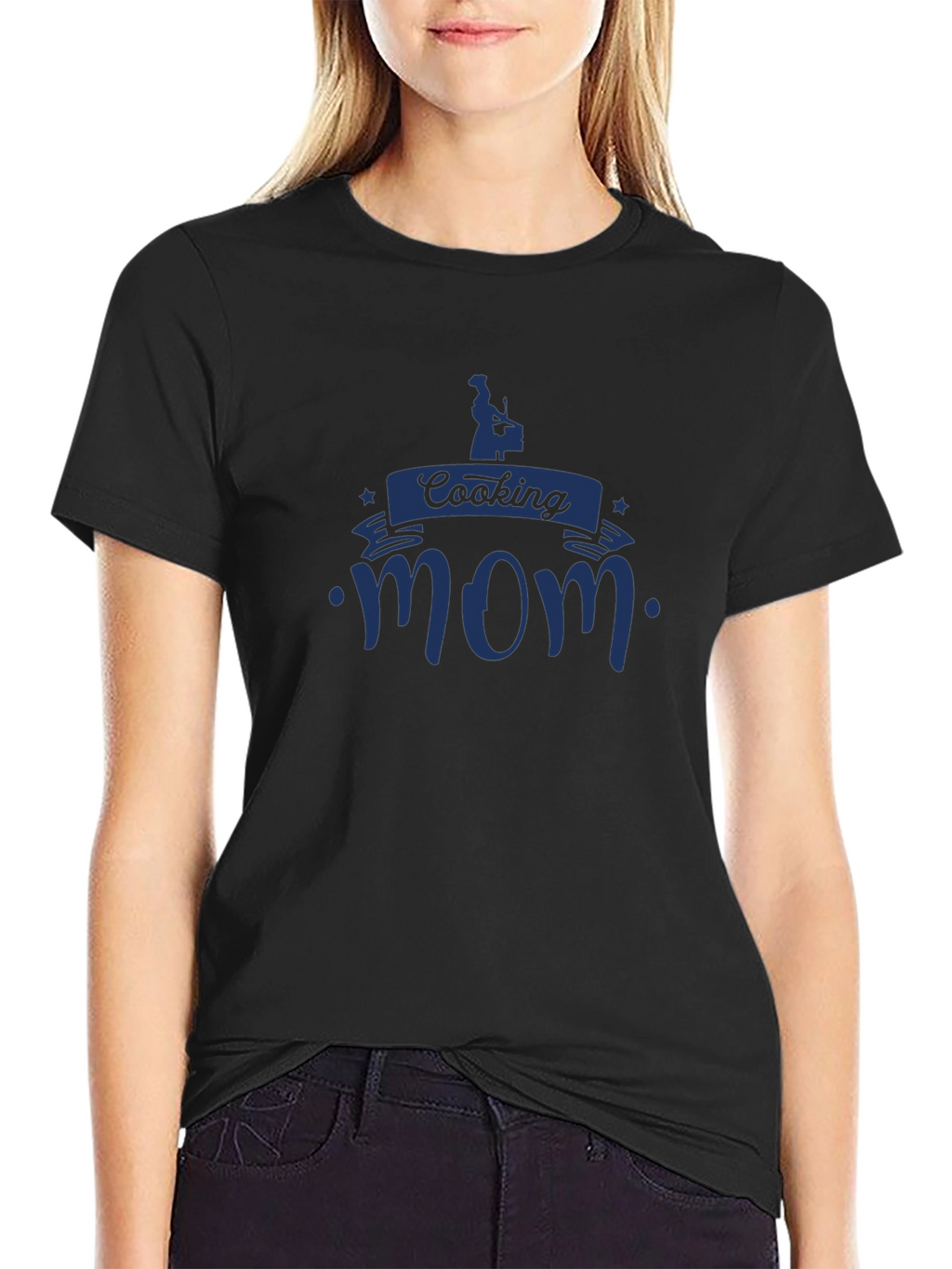 Cooking Mom Black T-Shirt