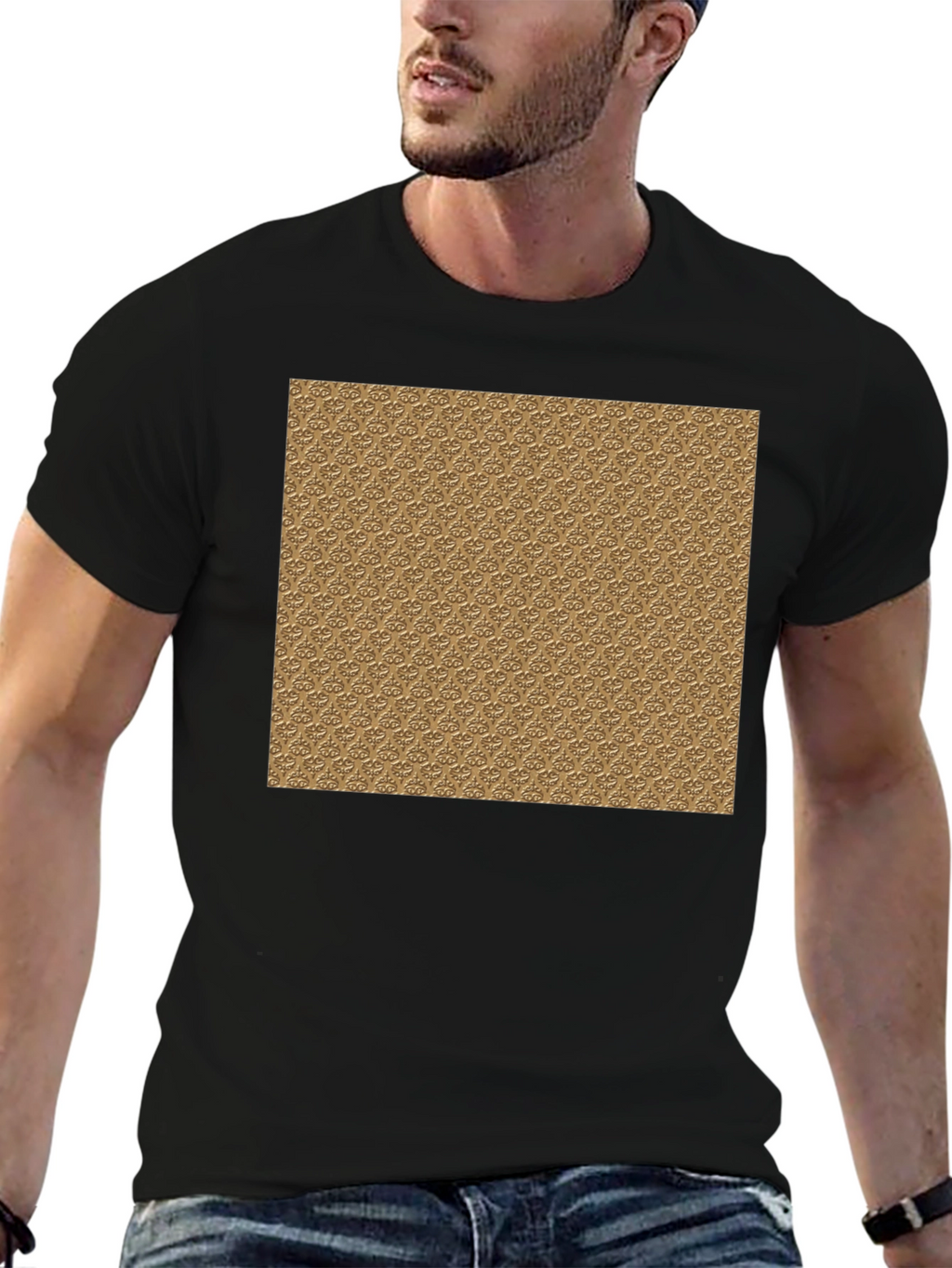 Patterned Graphic Tee - Stylish Casual Wear