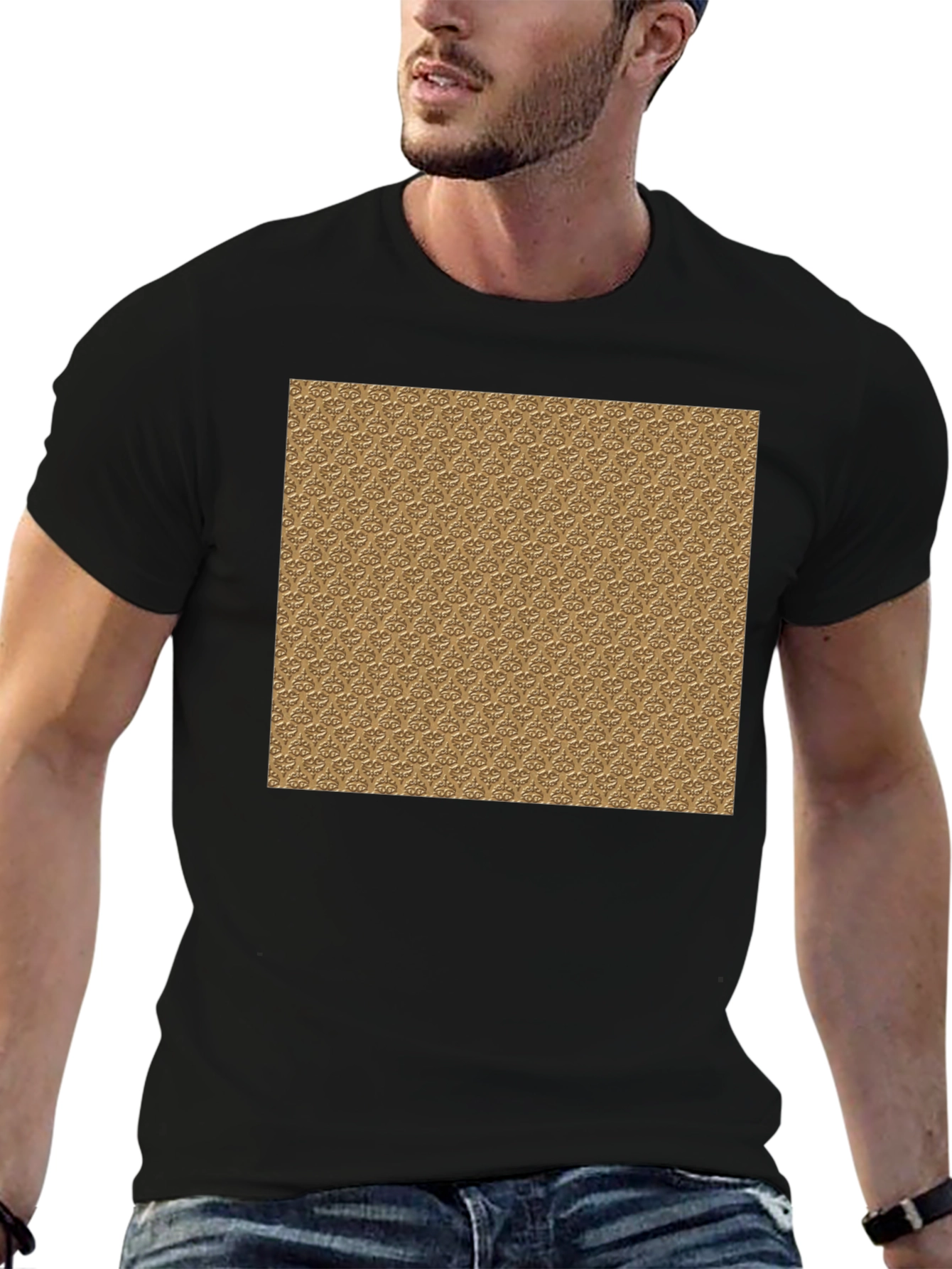 Patterned Graphic Tee - Stylish Casual Wear