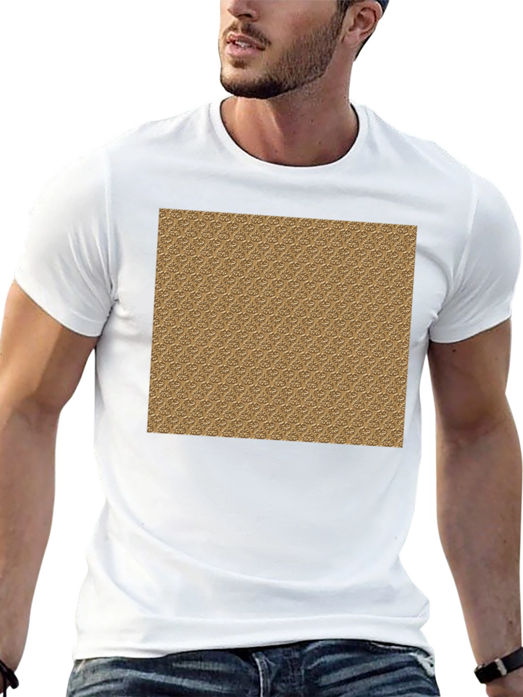 Patterned Graphic Tee - Stylish Casual Wear