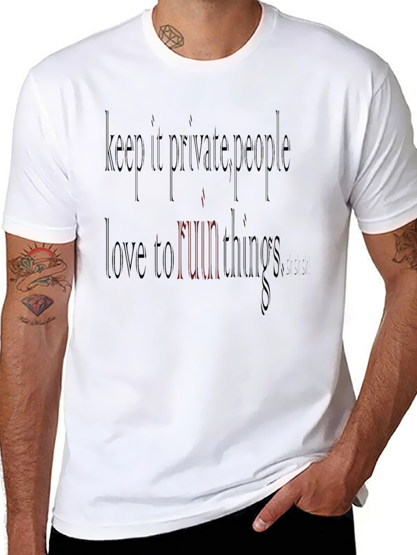 Keep It Private T-Shirt - Fun Runnings