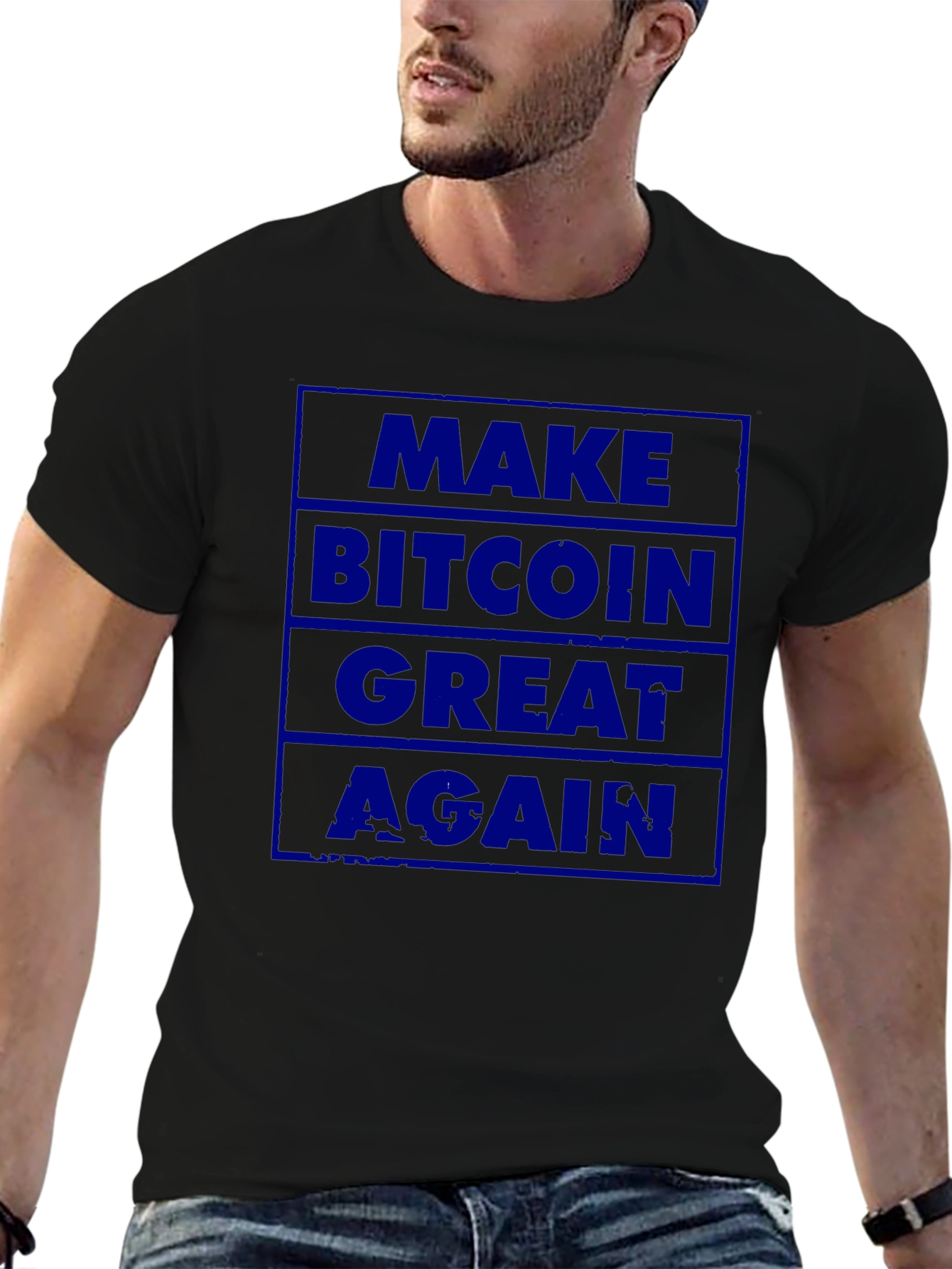 Bitcoin Graphic Tee - Make Bitcoin Great Again!