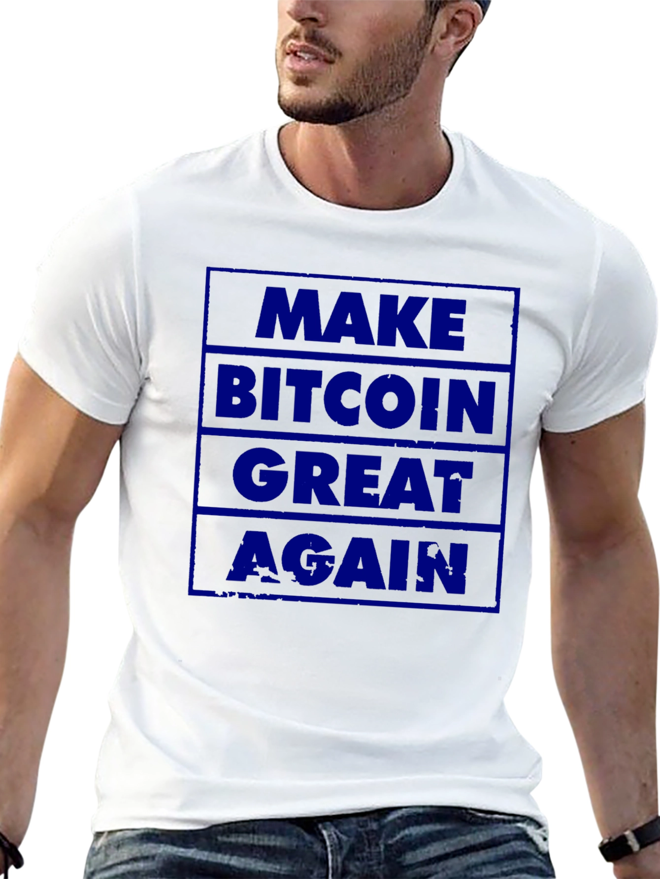 Bitcoin Graphic Tee - Make Bitcoin Great Again!