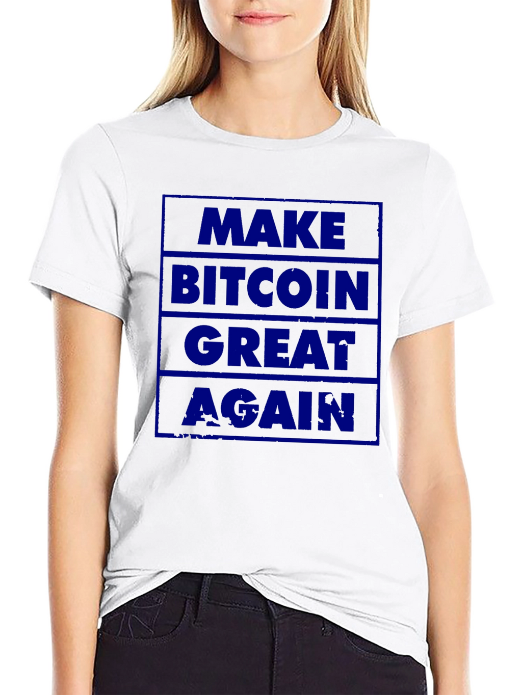 Bitcoin Graphic Tee - Make Bitcoin Great Again!