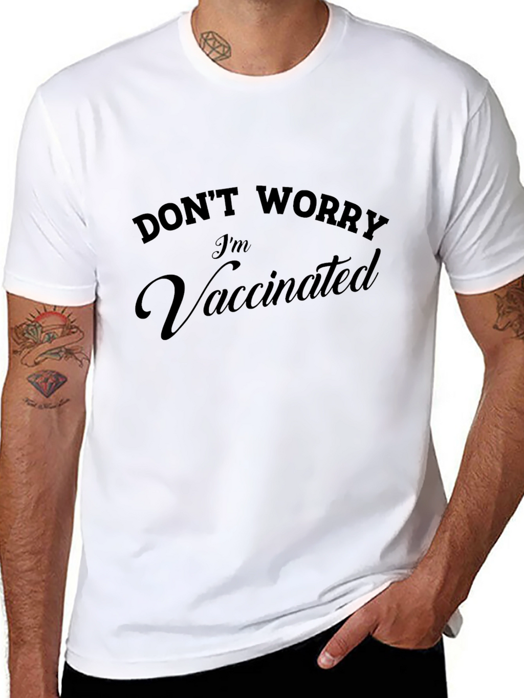 Dont Worry Im Vaccinated Graphic Tee