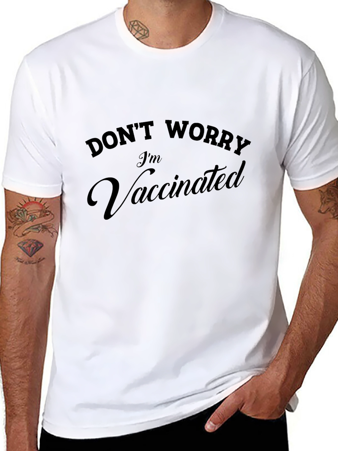 Dont Worry Im Vaccinated Graphic Tee