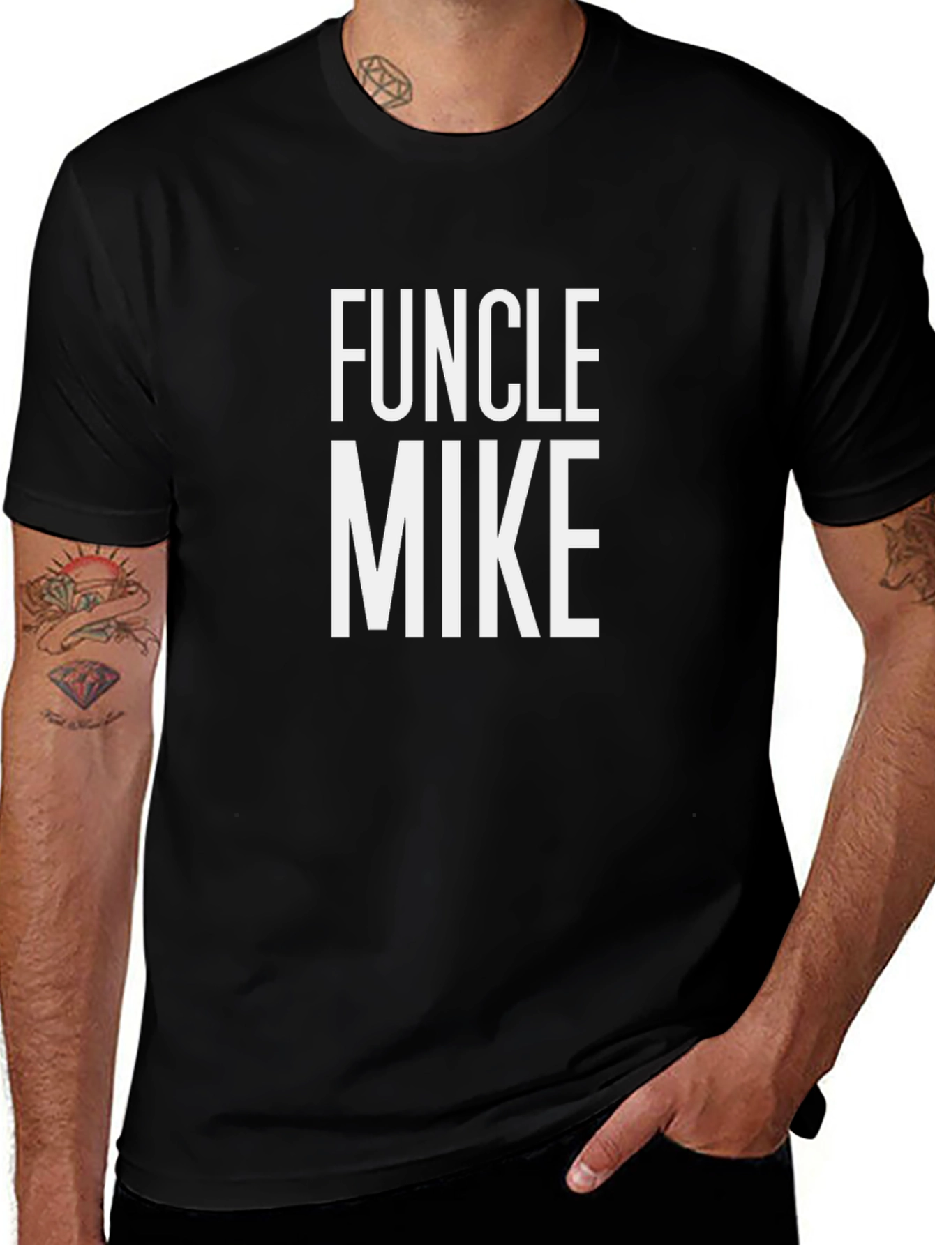 Funcle Mike T-Shirt - Novelty Uncle Gift