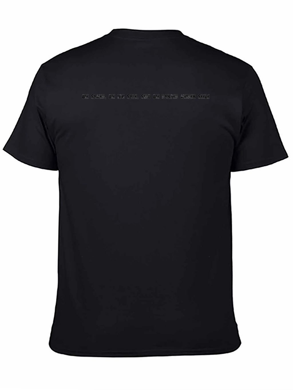 Statement T-Shirt - Dark Text Comfortable Fit