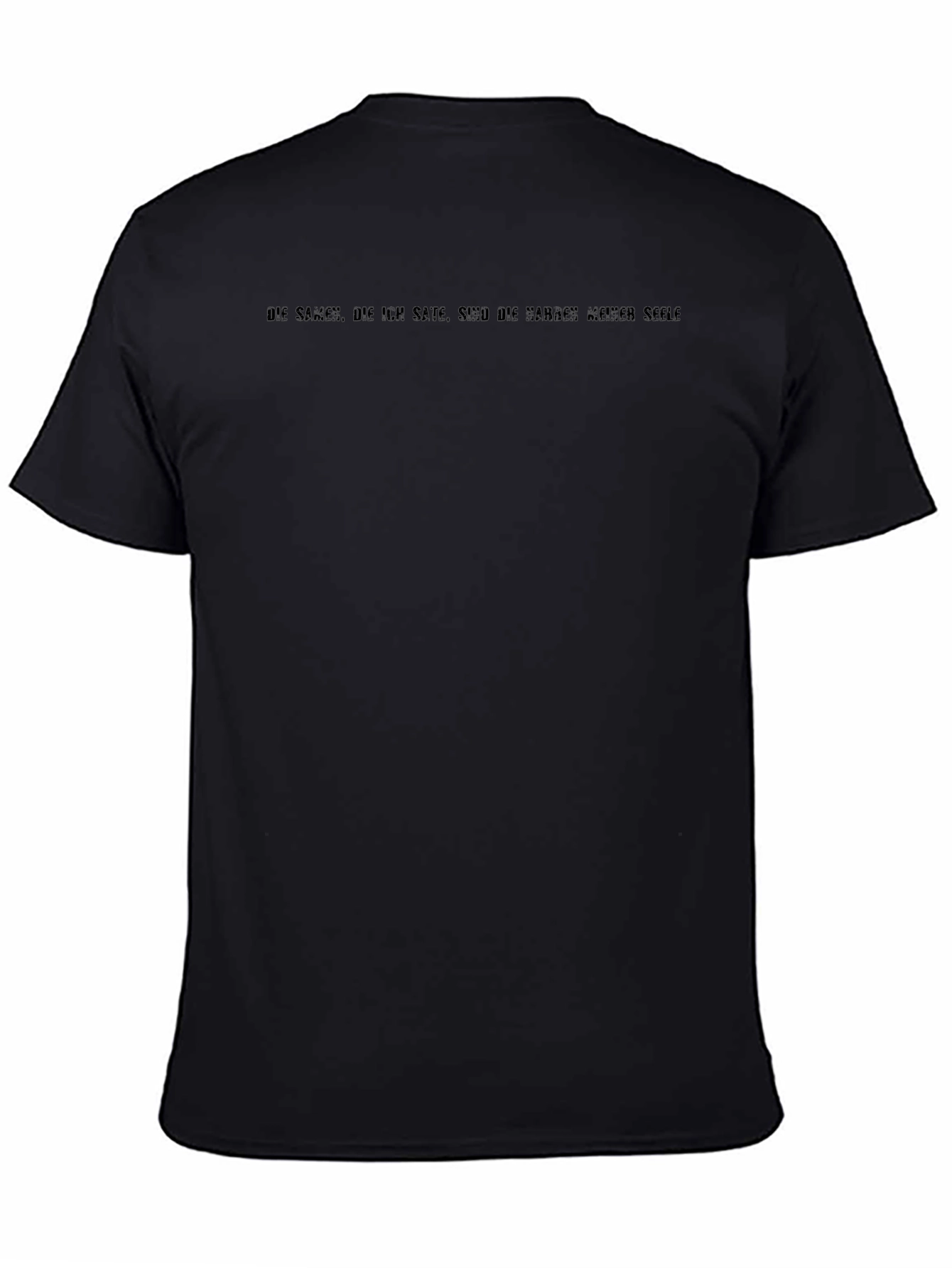 Statement T-Shirt - Dark Text Comfortable Fit