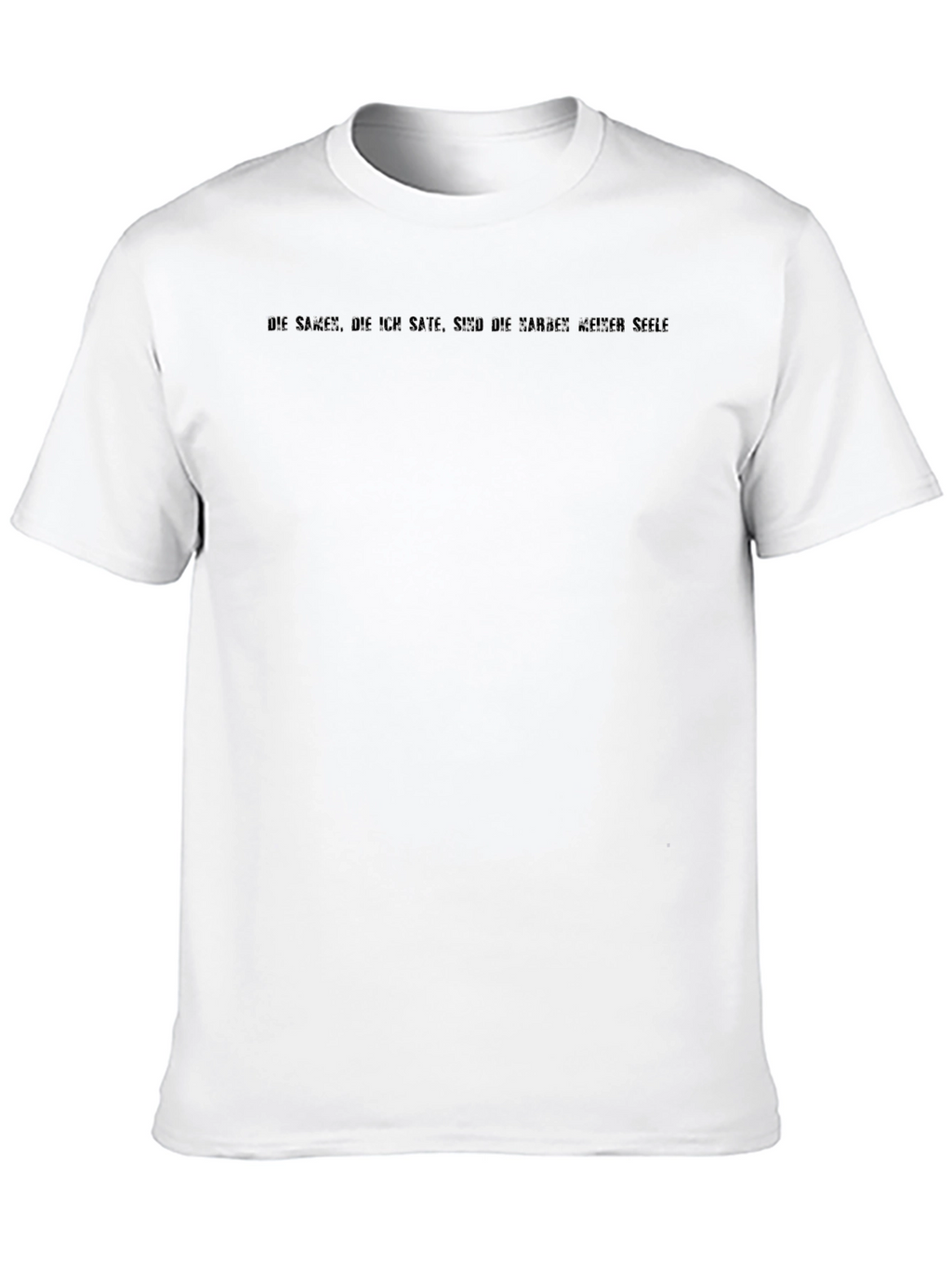 Statement T-Shirt - Dark Text Comfortable Fit