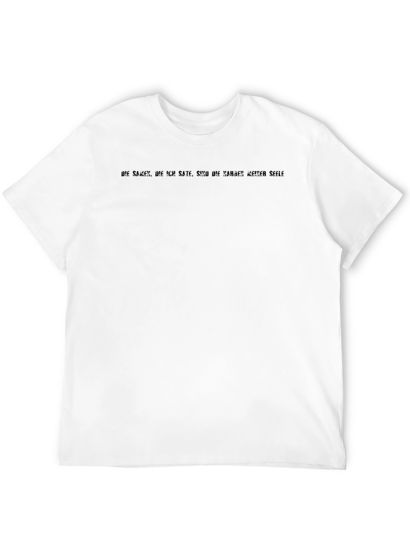 Statement T-Shirt - Dark Text Comfortable Fit