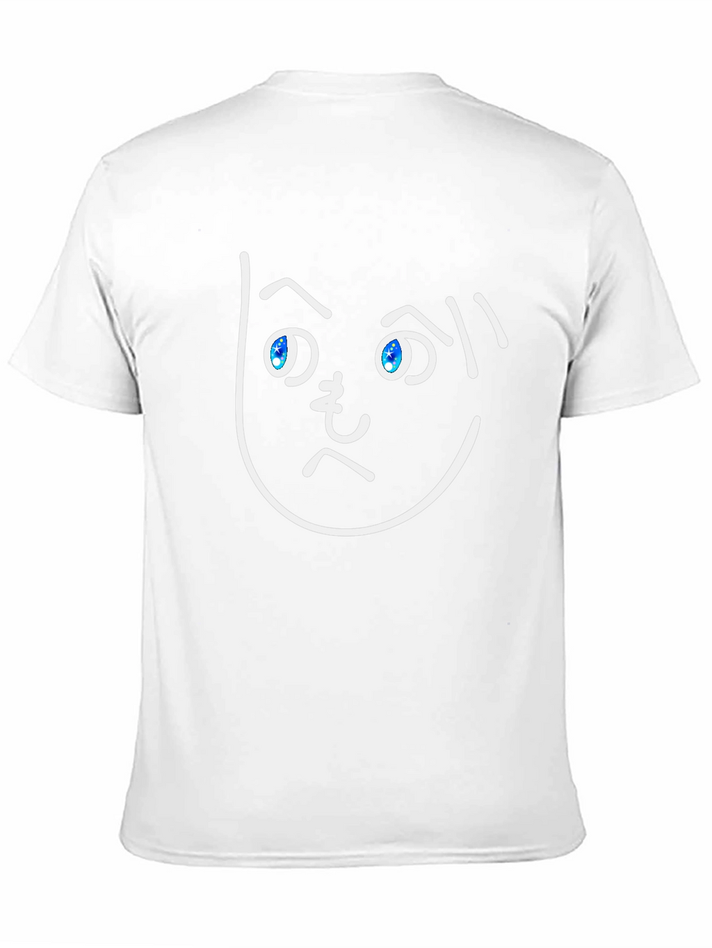 Funny Face Graphic Tee - Black Cotton T-Shirt