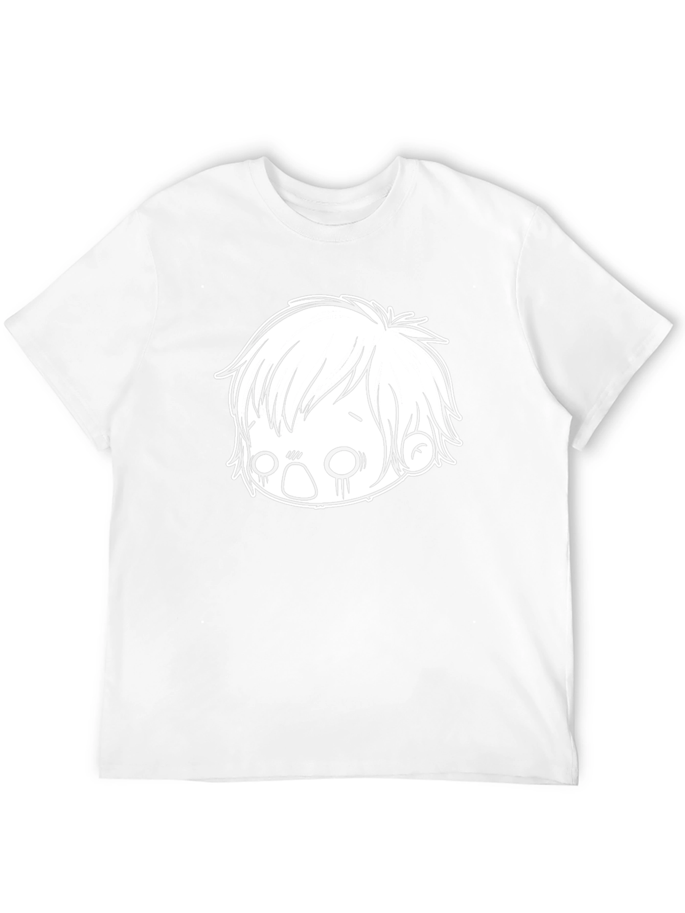 Anime Boy Graphic Black T-Shirt