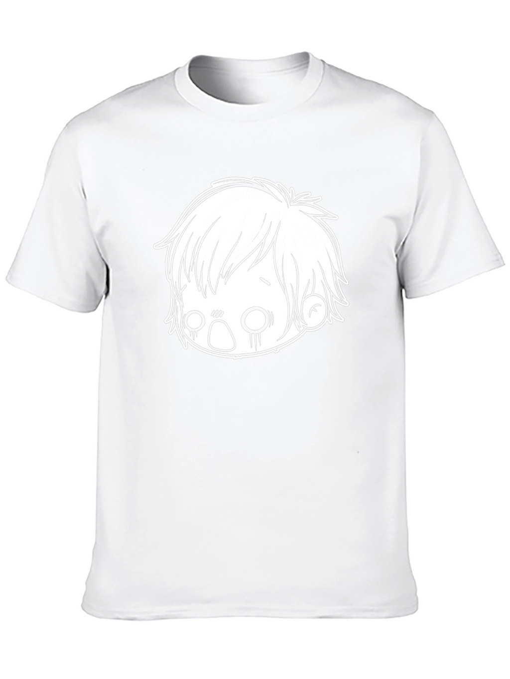 Anime Boy Graphic Black T-Shirt