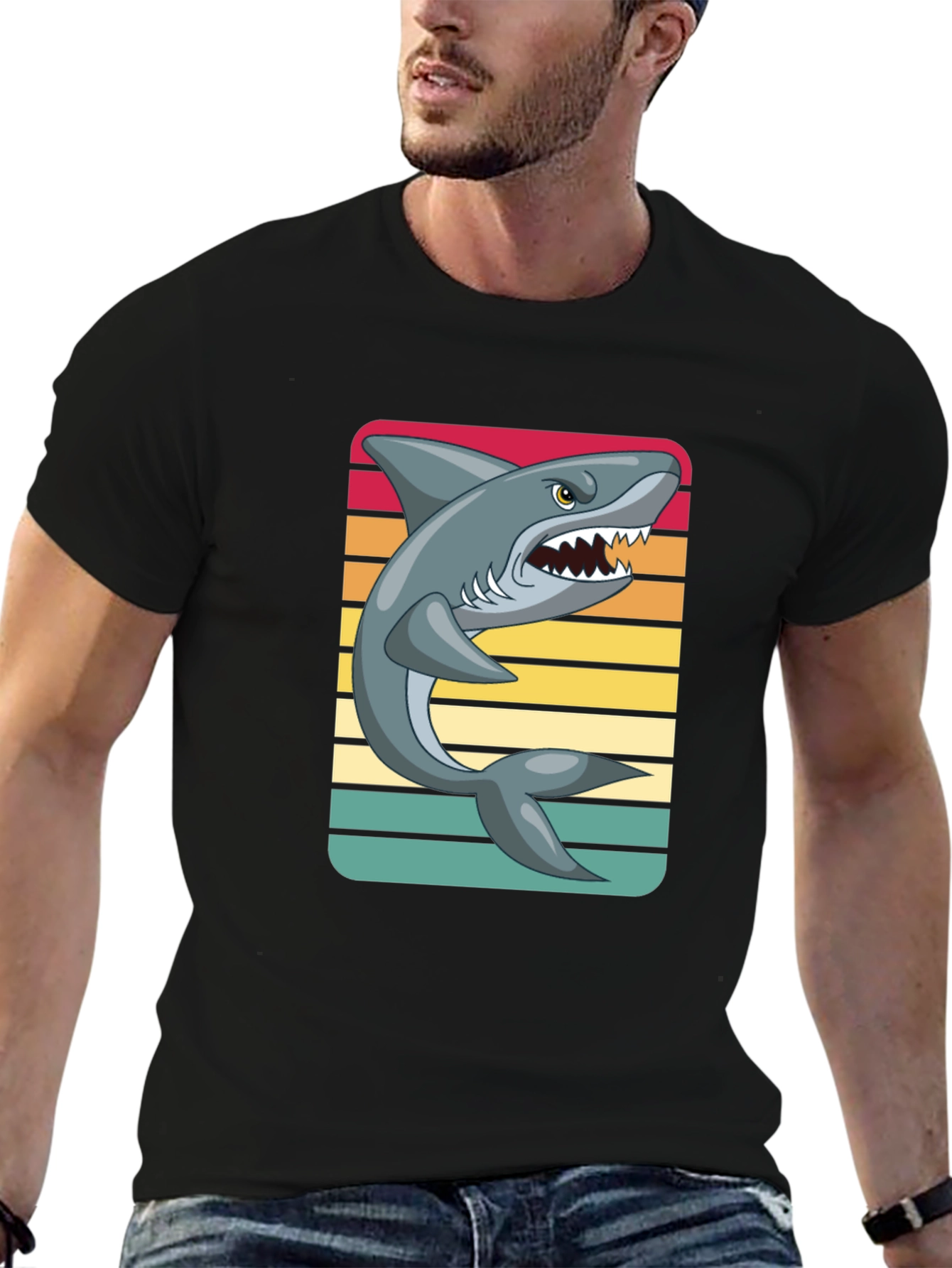 Retro Shark Graphic Tee