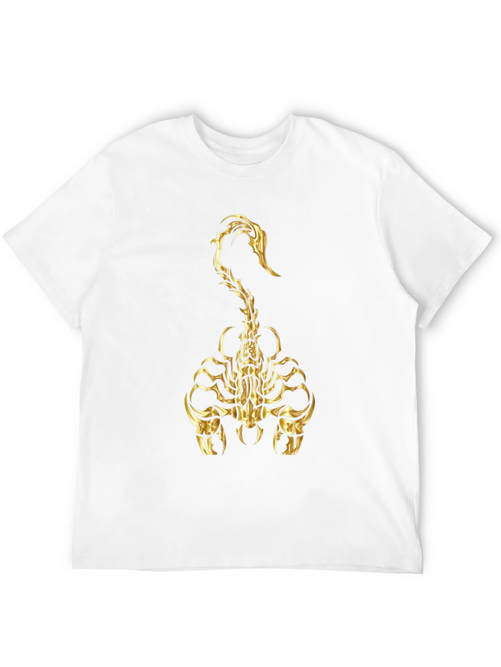 Golden Scorpion Graphic Tee - Black