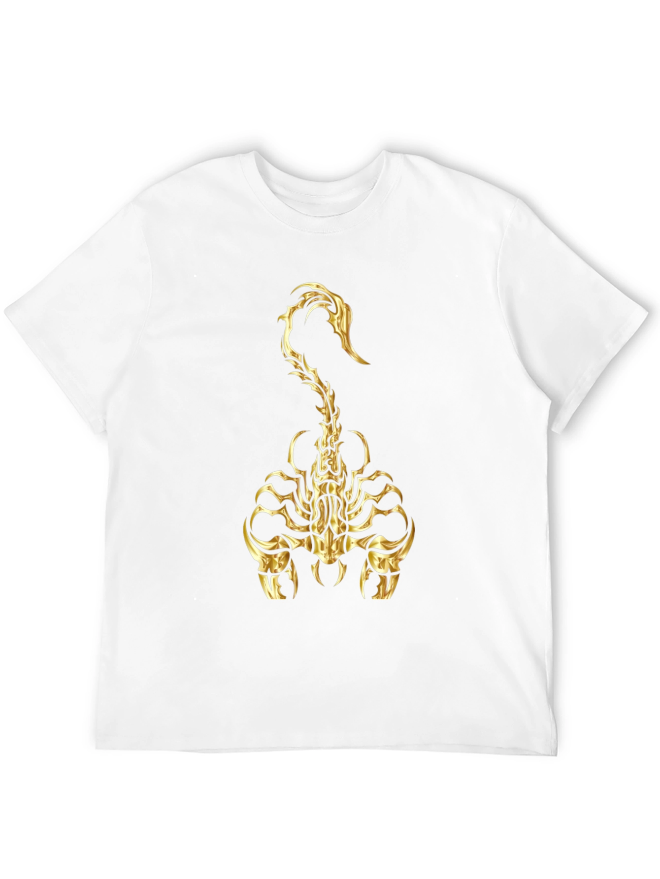 Golden Scorpion Graphic Tee - Black
