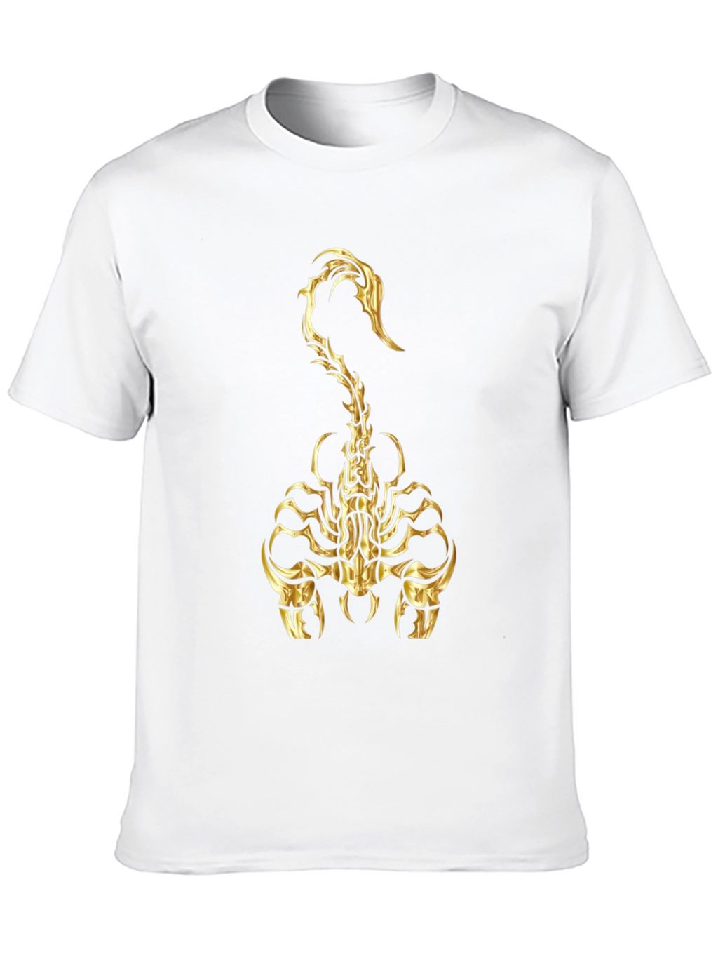 Golden Scorpion Graphic Tee - Black