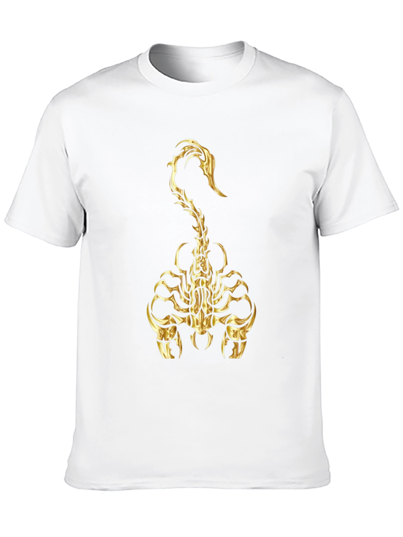 Golden Scorpion Graphic Tee - Black