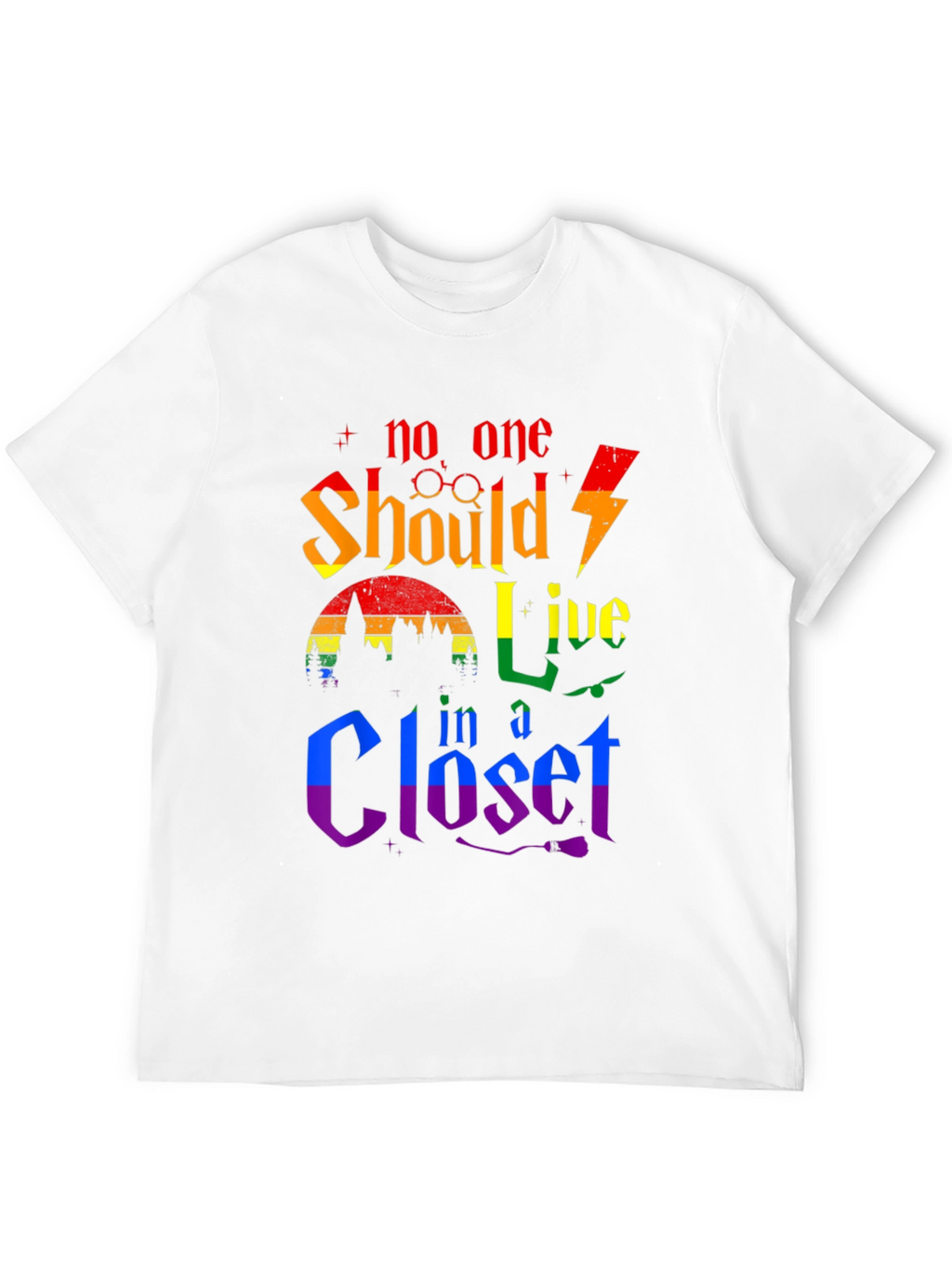 No One Should Live in a Closet Pride T-Shirt